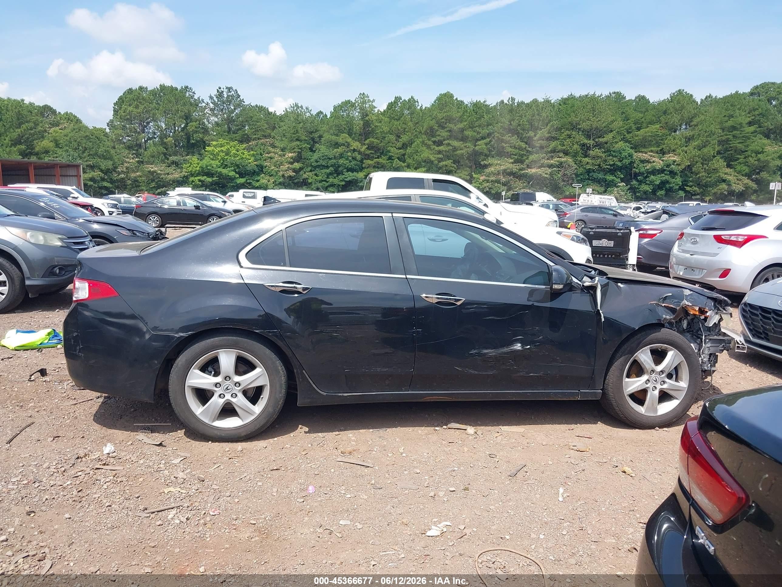 2010 Acura Tsx 2.4 Black vin: JH4CU2F68AC031911