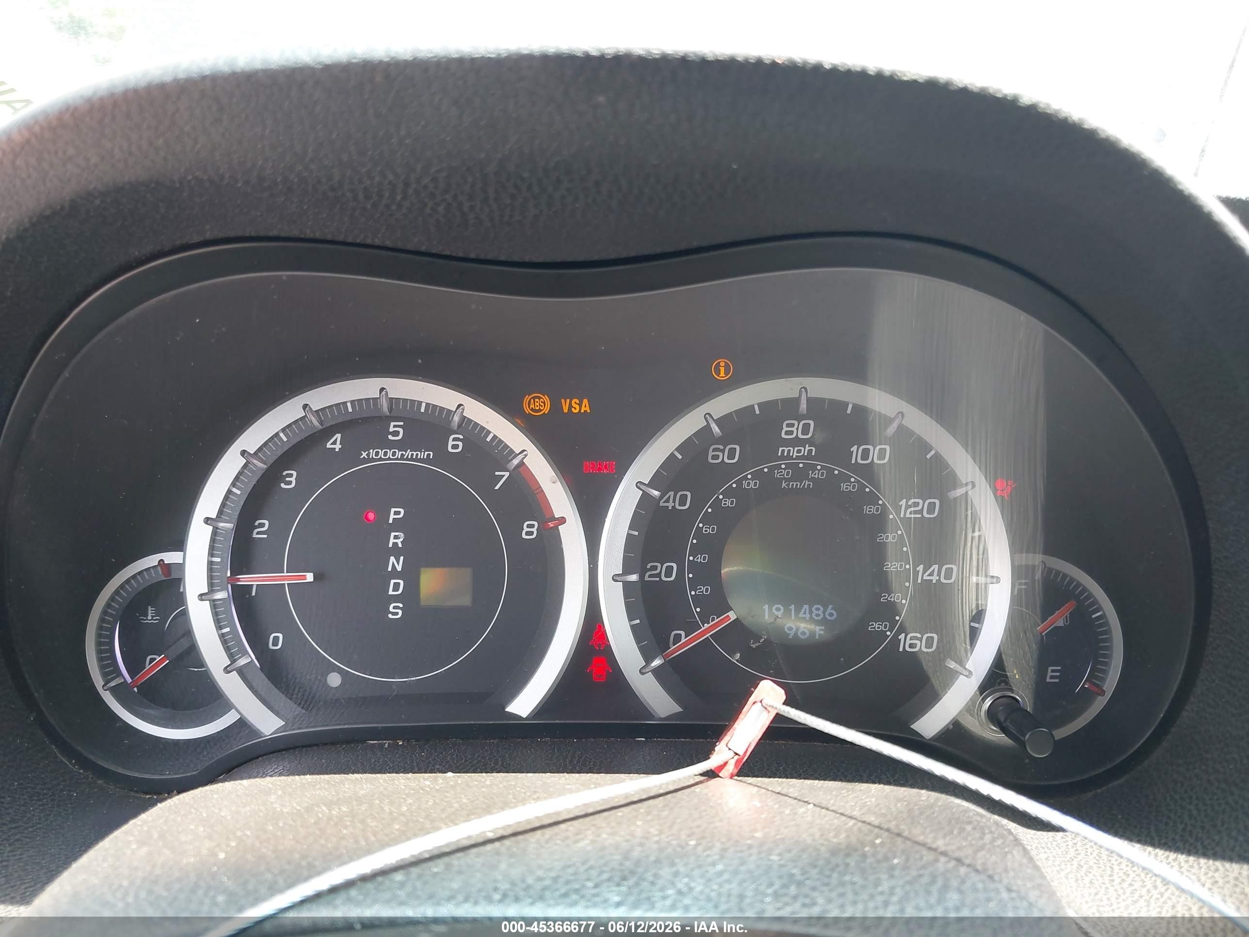 2010 Acura Tsx 2.4 Black vin: JH4CU2F68AC031911