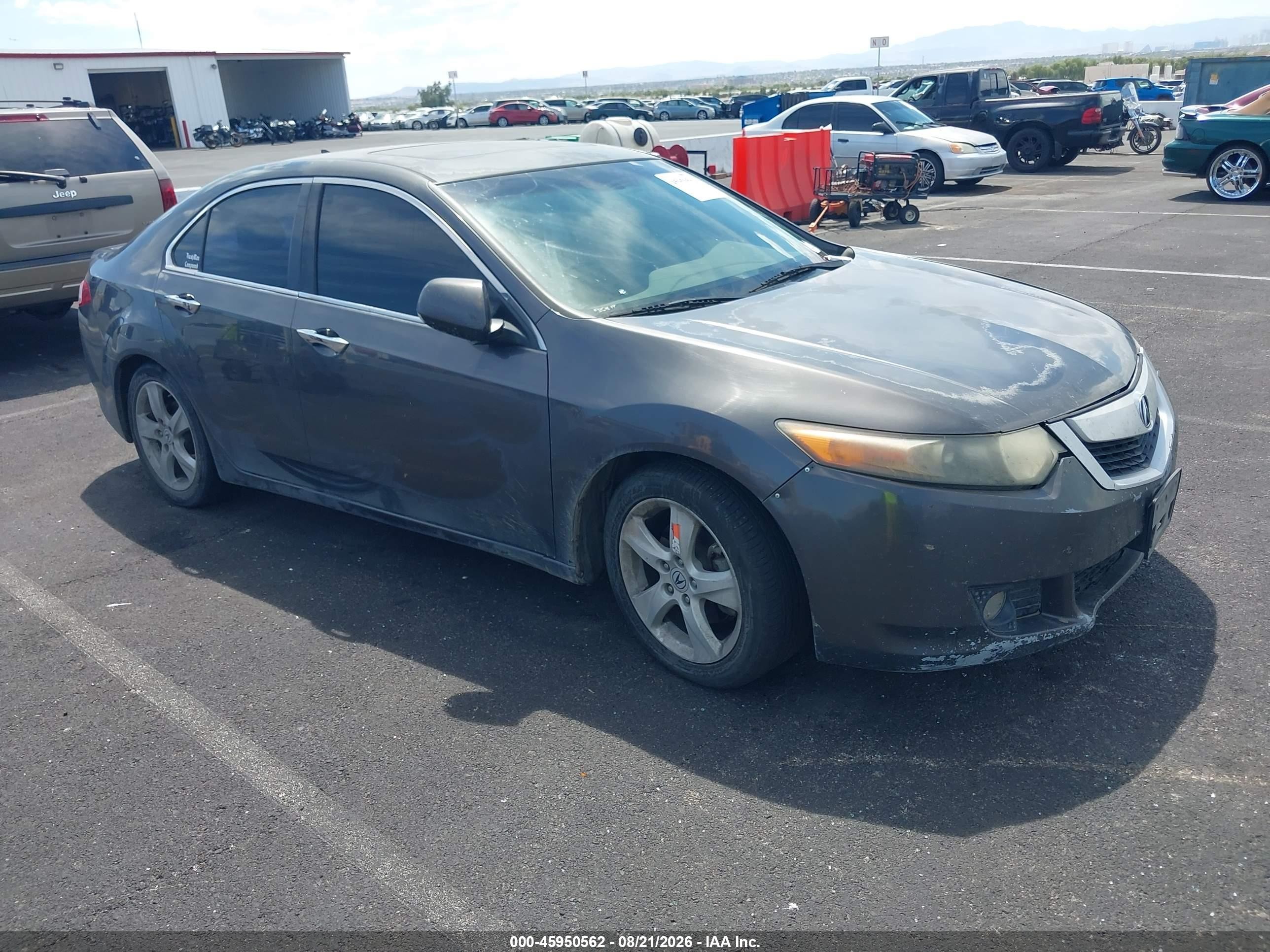 2010 Acura Tsx 2.4 Серый vin: JH4CU2F68AC034047