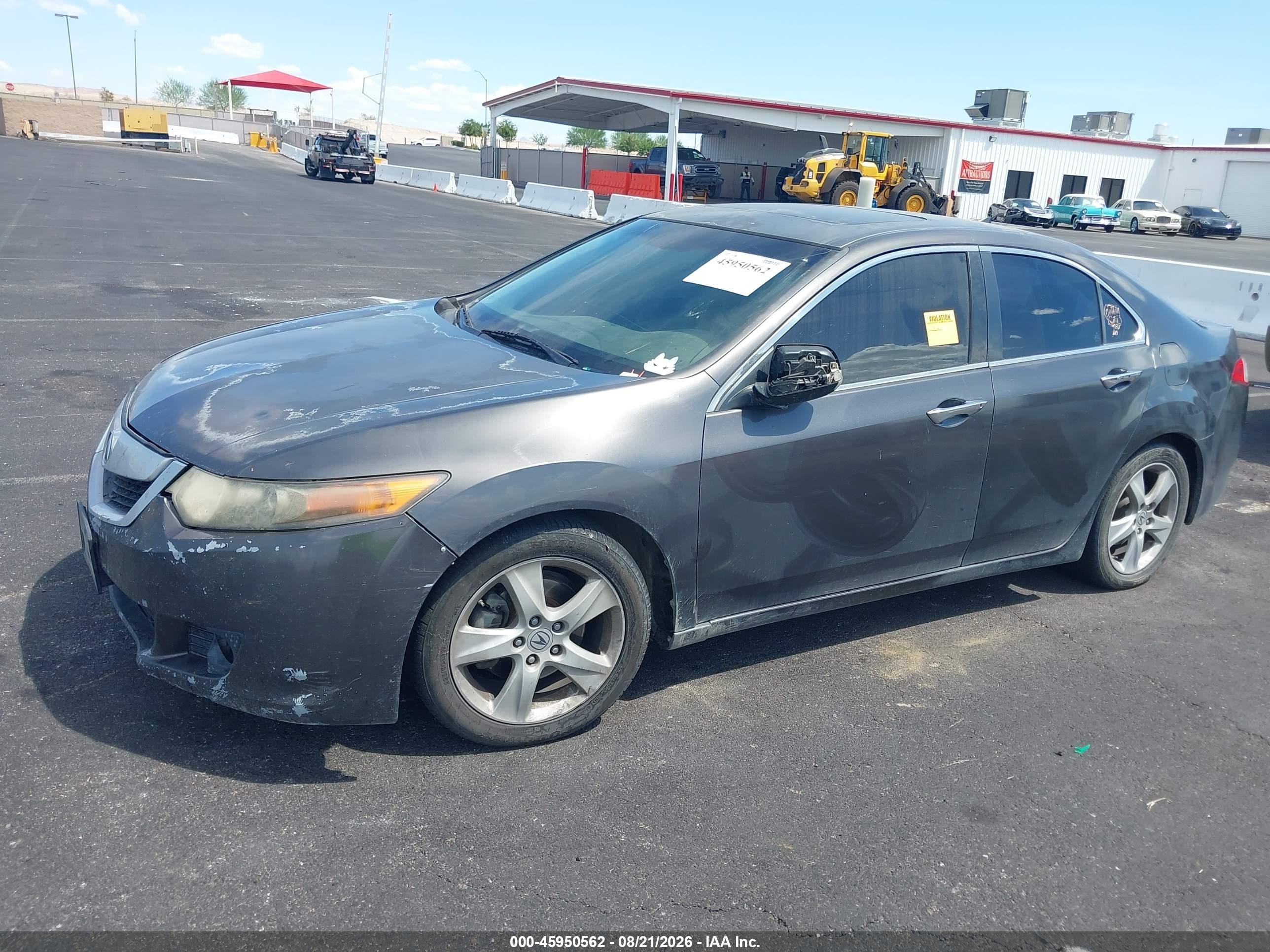 2010 Acura Tsx 2.4 Серый vin: JH4CU2F68AC034047