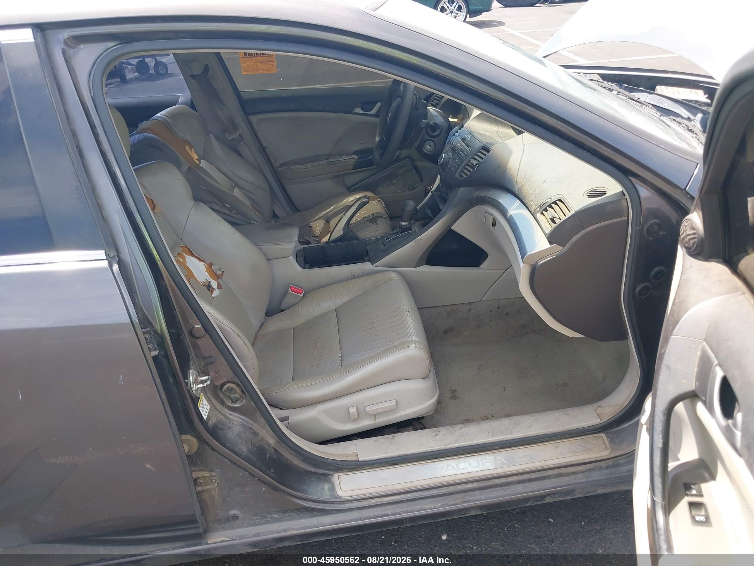 2010 Acura Tsx 2.4 Серый vin: JH4CU2F68AC034047
