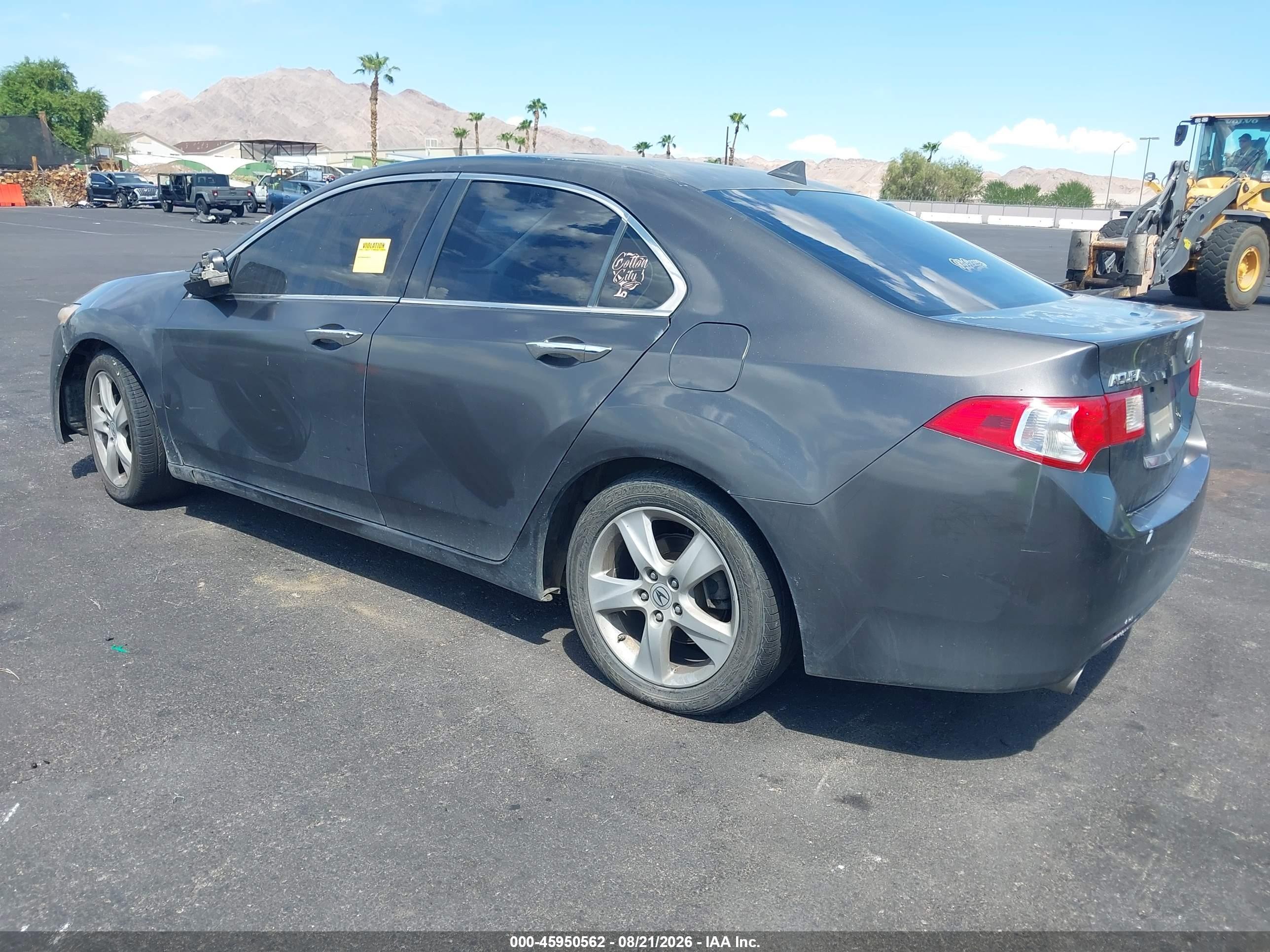 2010 Acura Tsx 2.4 Серый vin: JH4CU2F68AC034047
