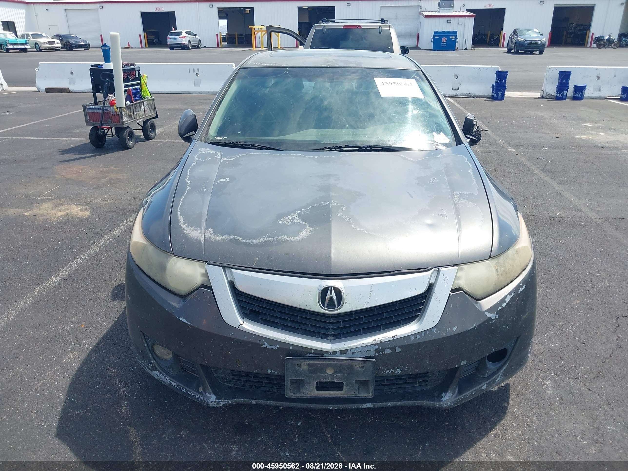 2010 Acura Tsx 2.4 Серый vin: JH4CU2F68AC034047