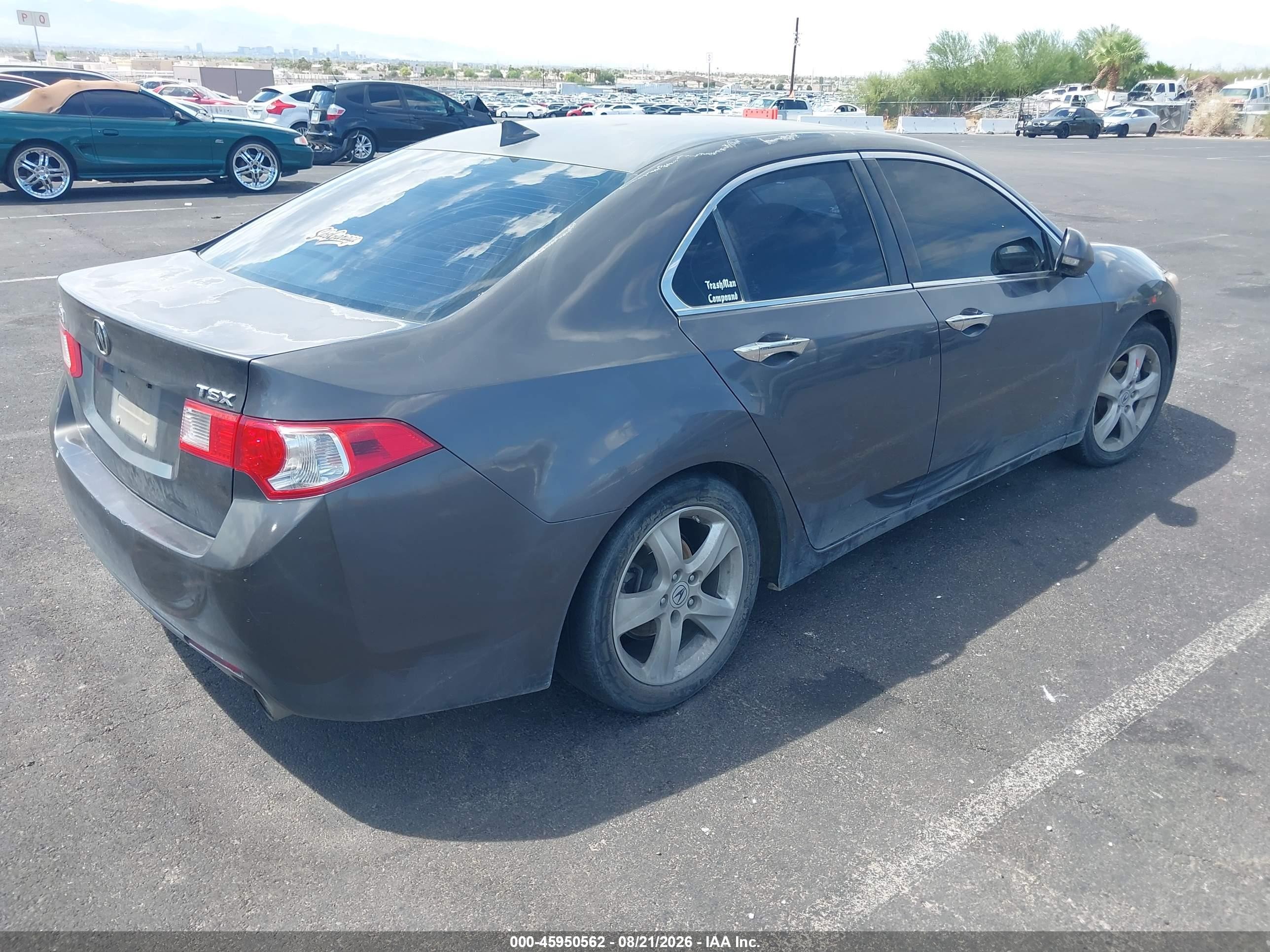 2010 Acura Tsx 2.4 Серый vin: JH4CU2F68AC034047