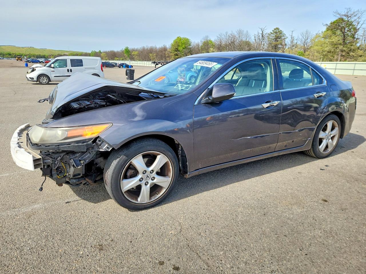 2010 Acura Tsx Gray vin: JH4CU2F68AC035506
