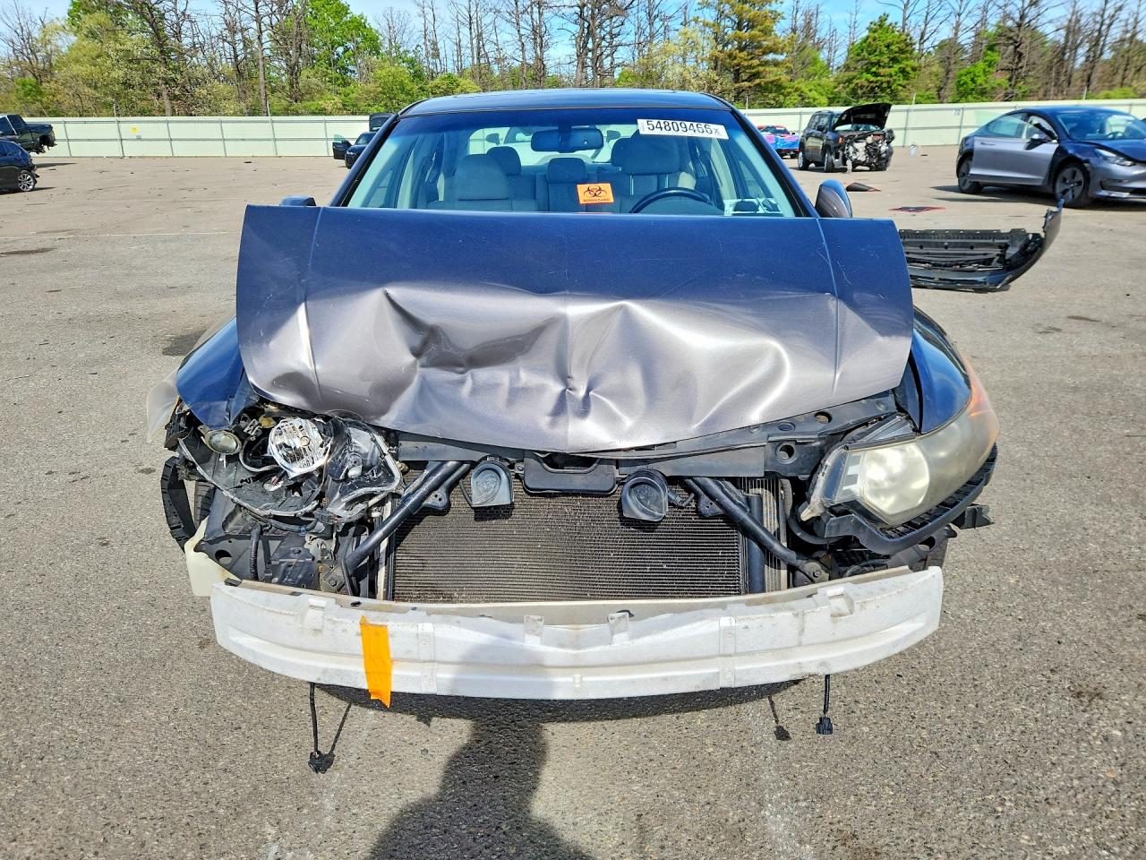 2010 Acura Tsx Gray vin: JH4CU2F68AC035506