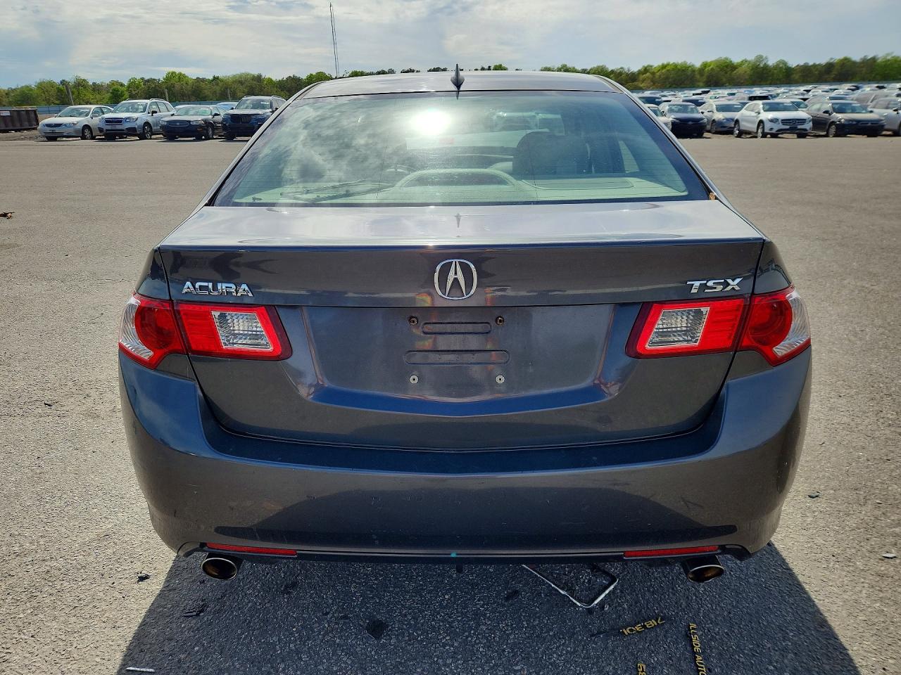 2010 Acura Tsx Gray vin: JH4CU2F68AC035506