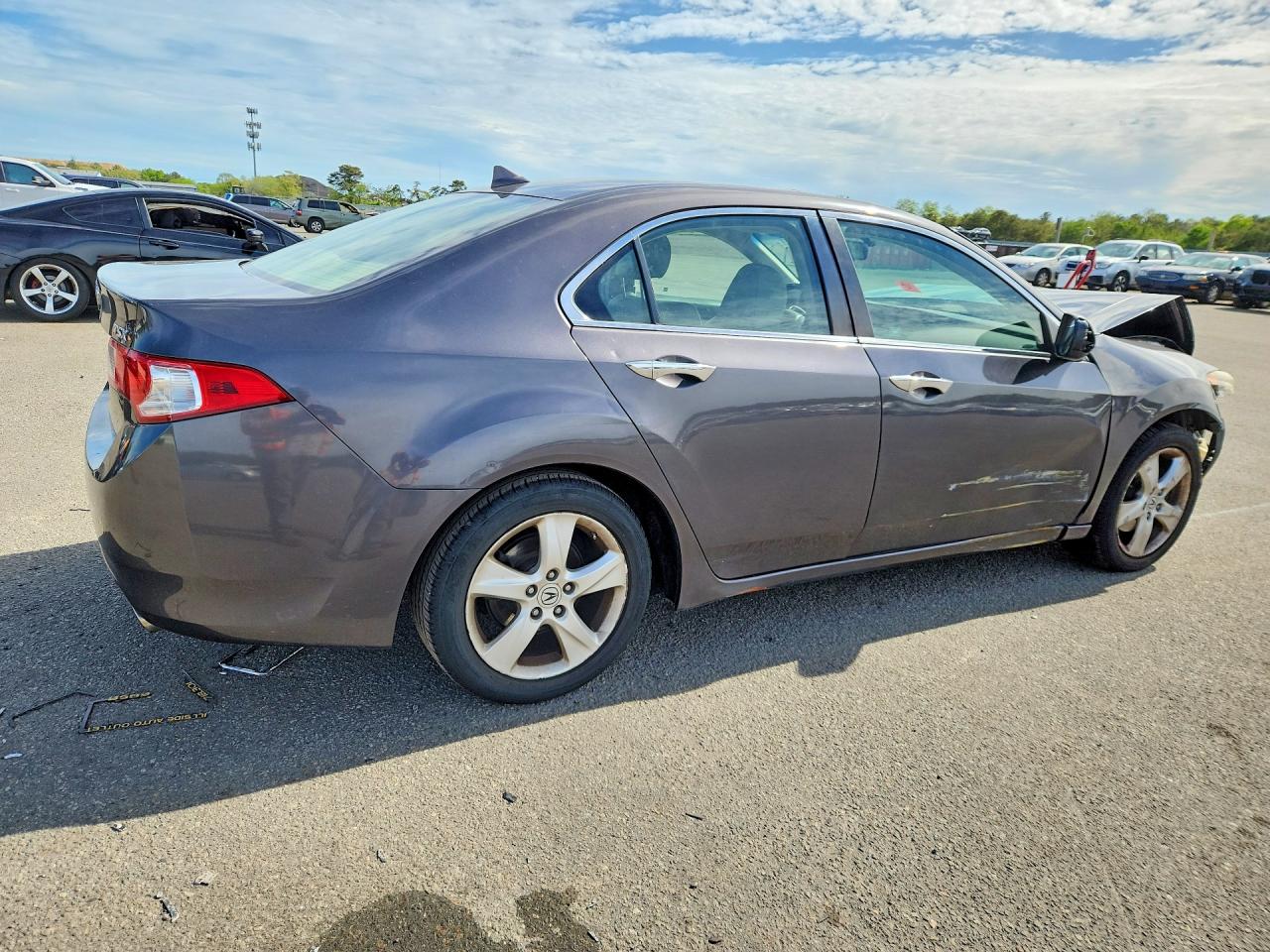 2010 Acura Tsx Gray vin: JH4CU2F68AC035506