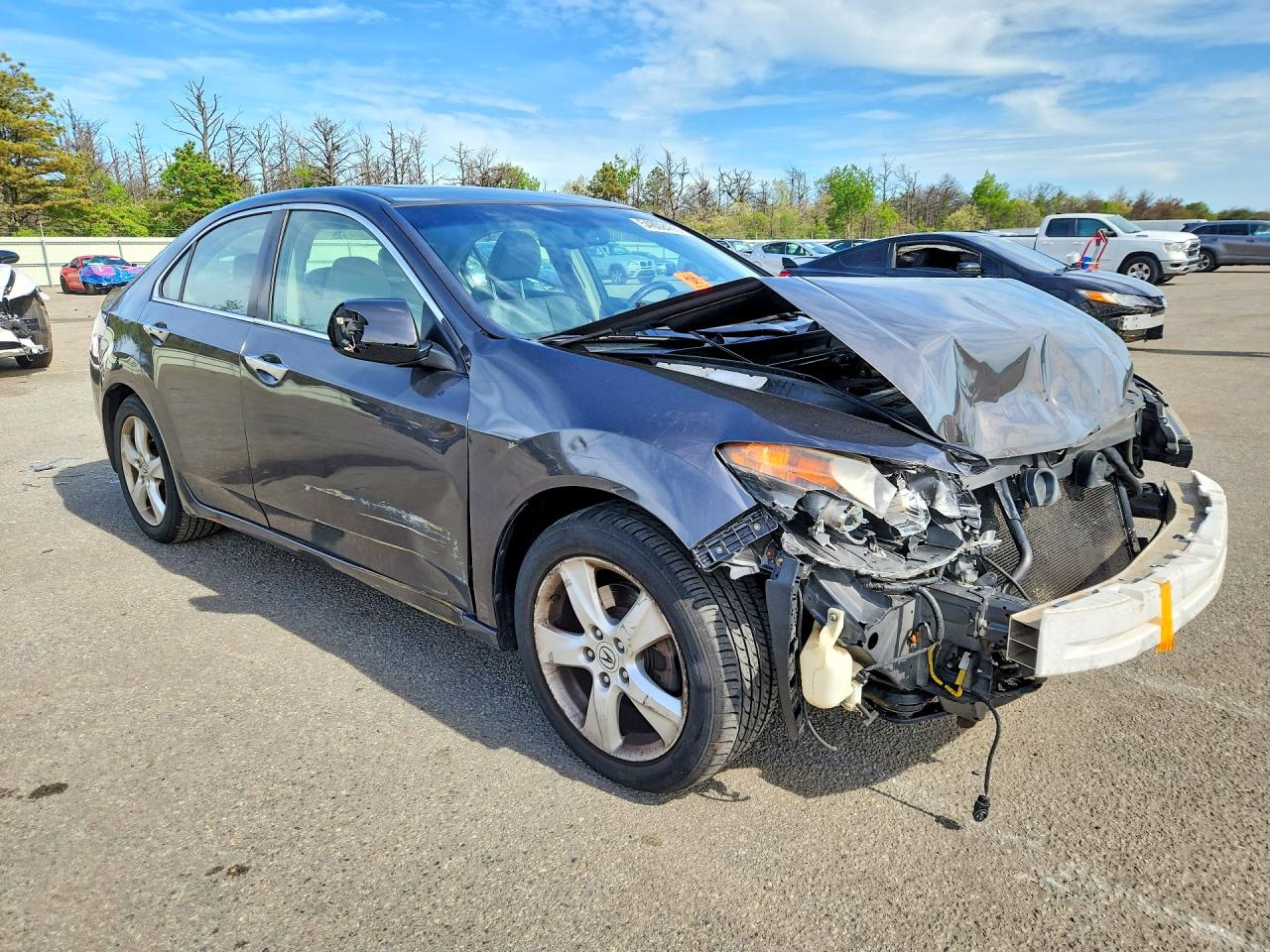2010 Acura Tsx Gray vin: JH4CU2F68AC035506