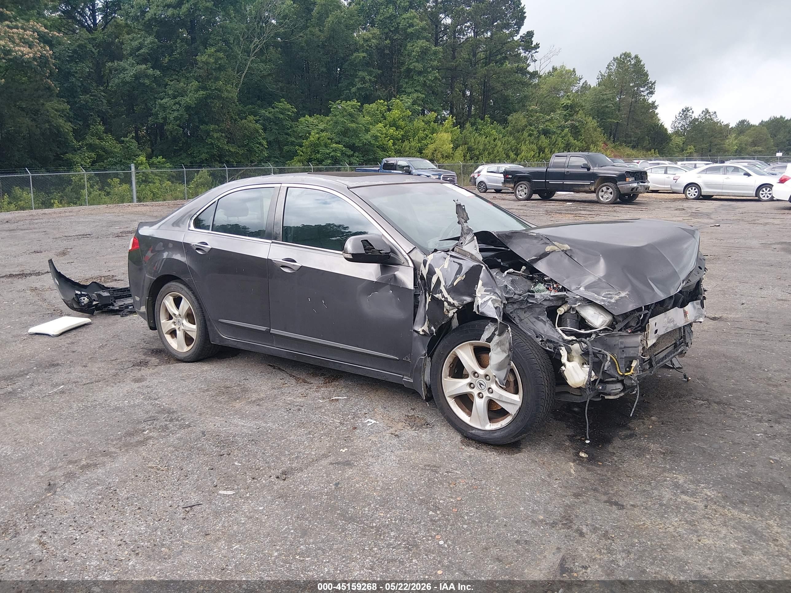 2010 Acura Tsx 2.4 Серый vin: JH4CU2F68AC037823