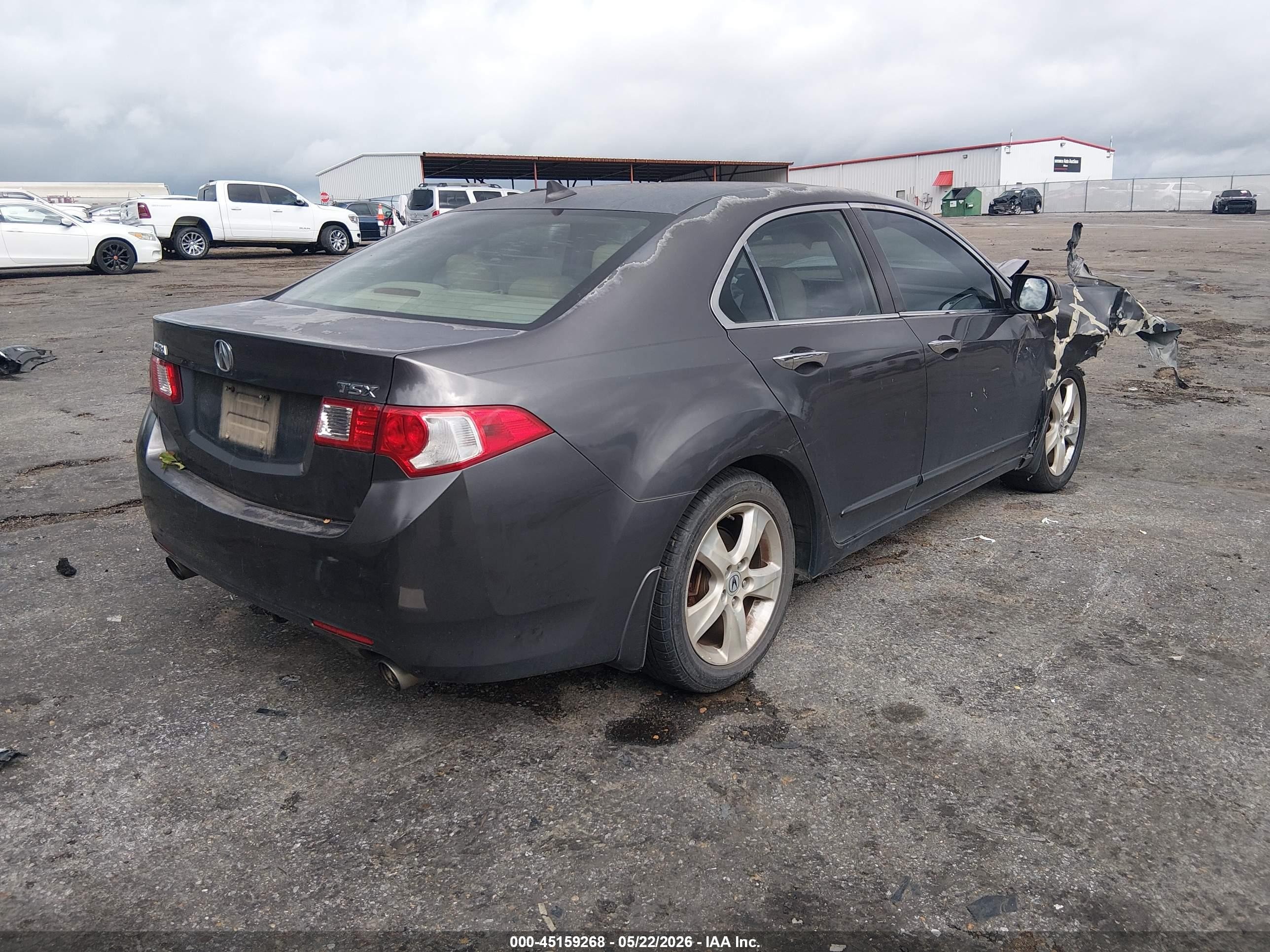 2010 Acura Tsx 2.4 Серый vin: JH4CU2F68AC037823