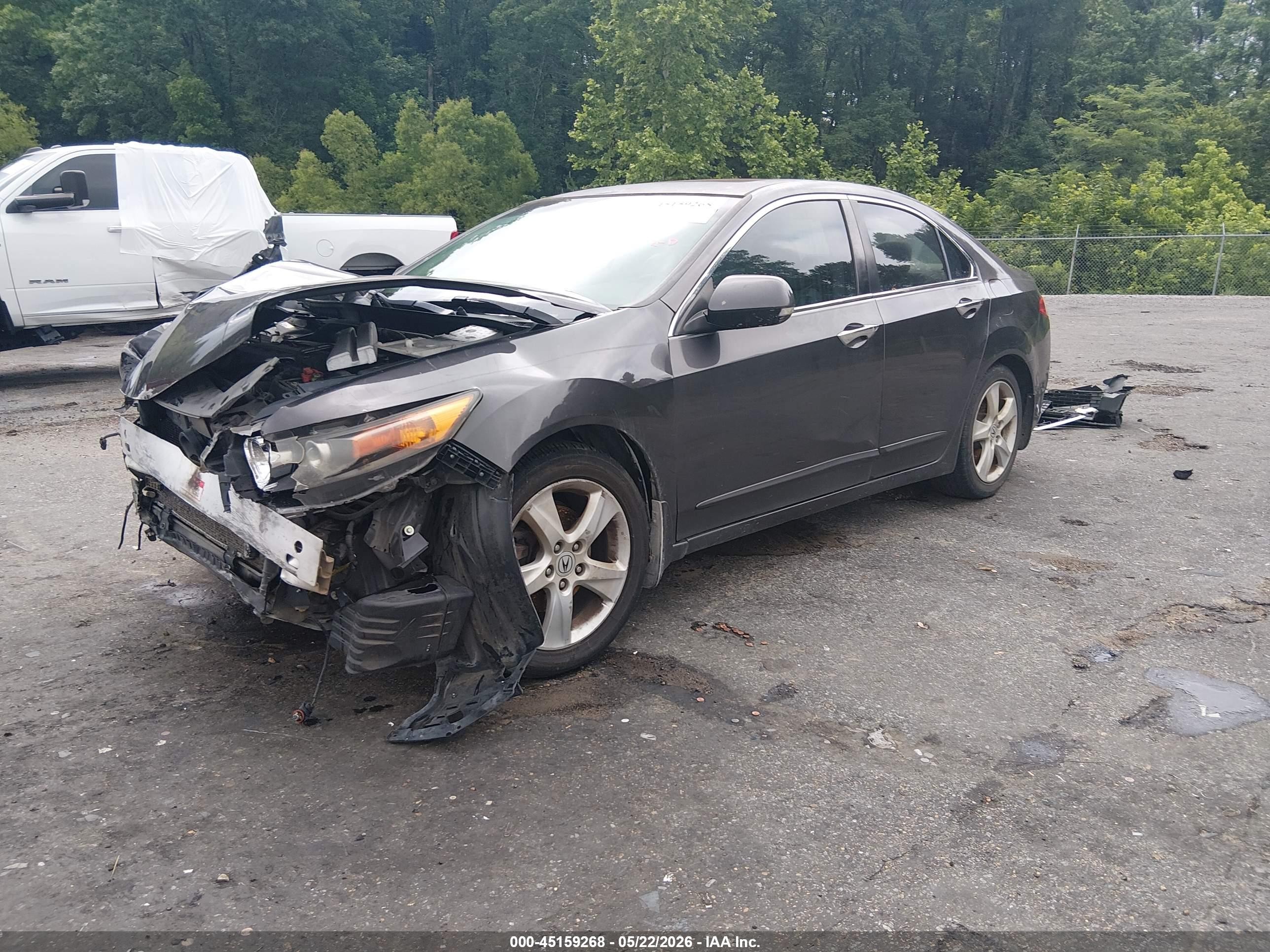 2010 Acura Tsx 2.4 Серый vin: JH4CU2F68AC037823