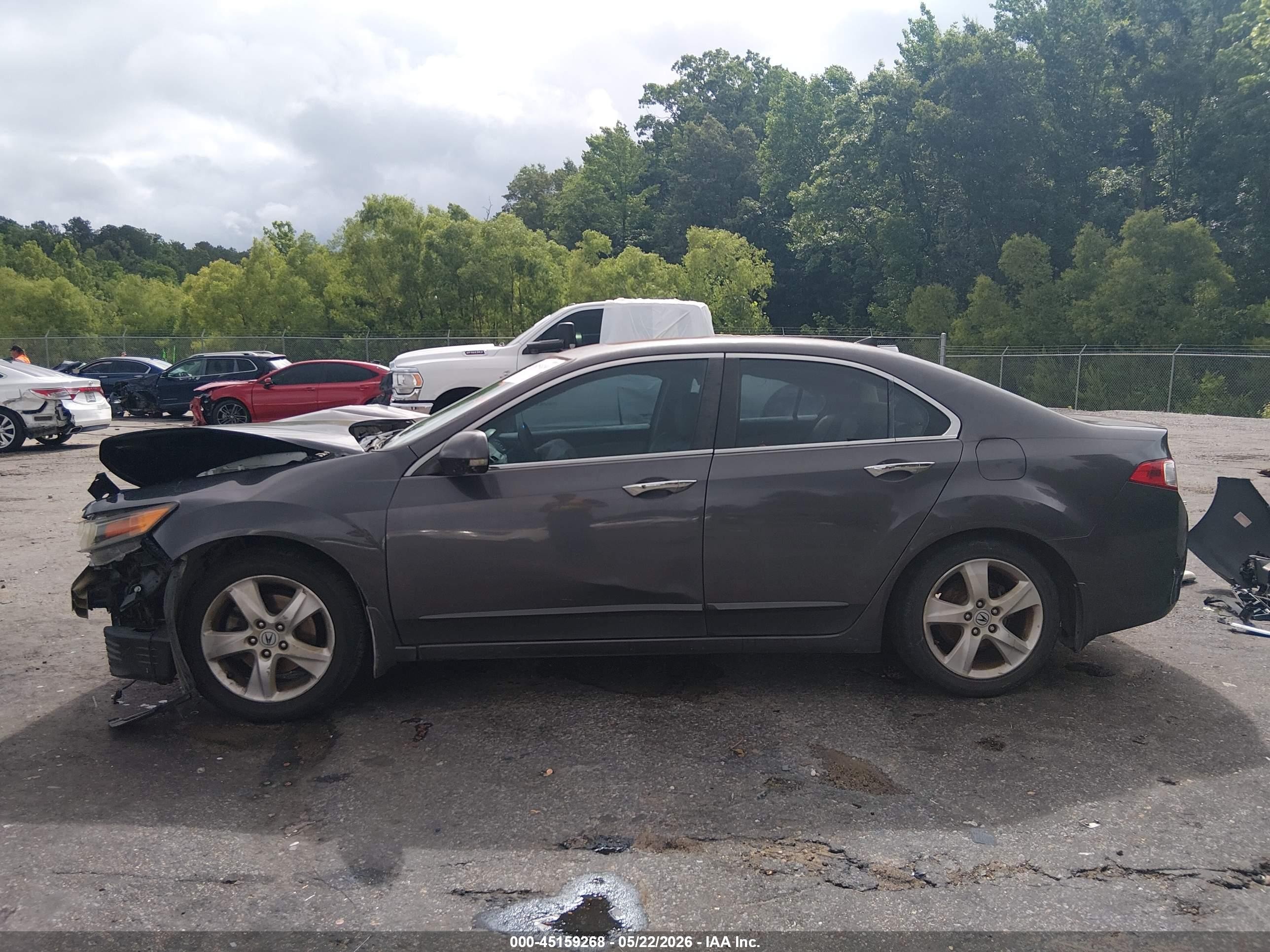 2010 Acura Tsx 2.4 Серый vin: JH4CU2F68AC037823