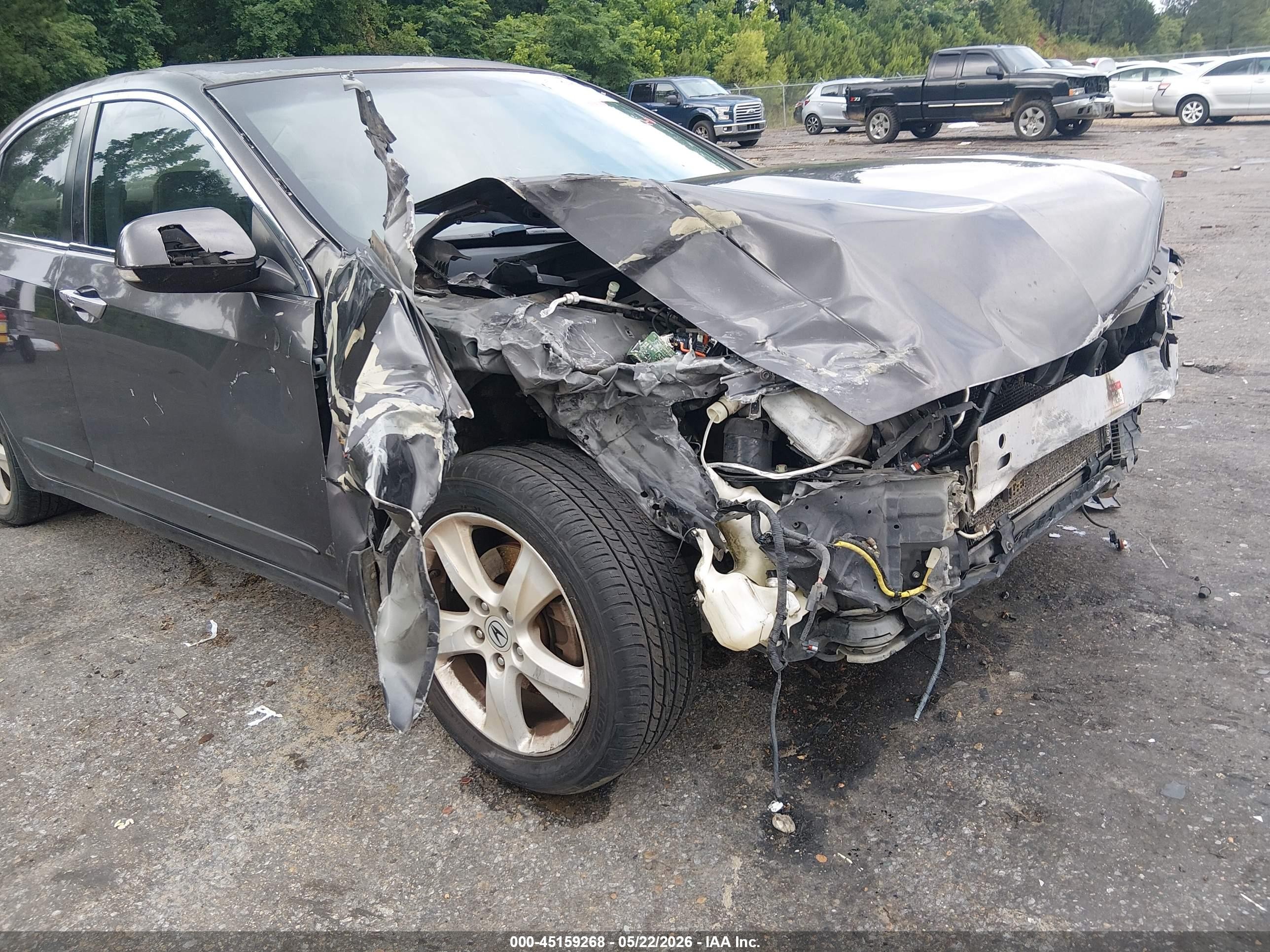 2010 Acura Tsx 2.4 Серый vin: JH4CU2F68AC037823