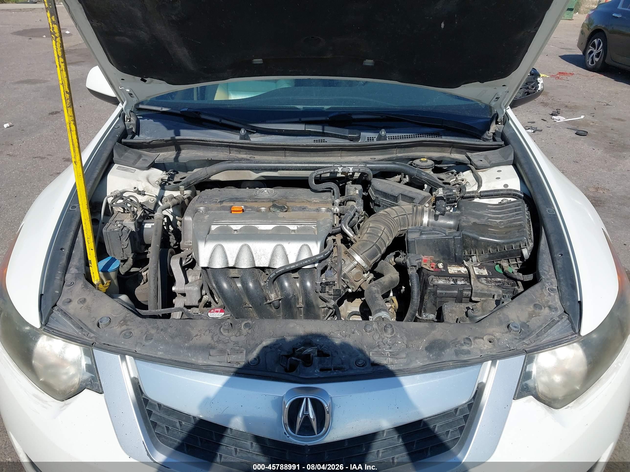 2010 Acura Tsx 2.4 Белый vin: JH4CU2F68AC041077