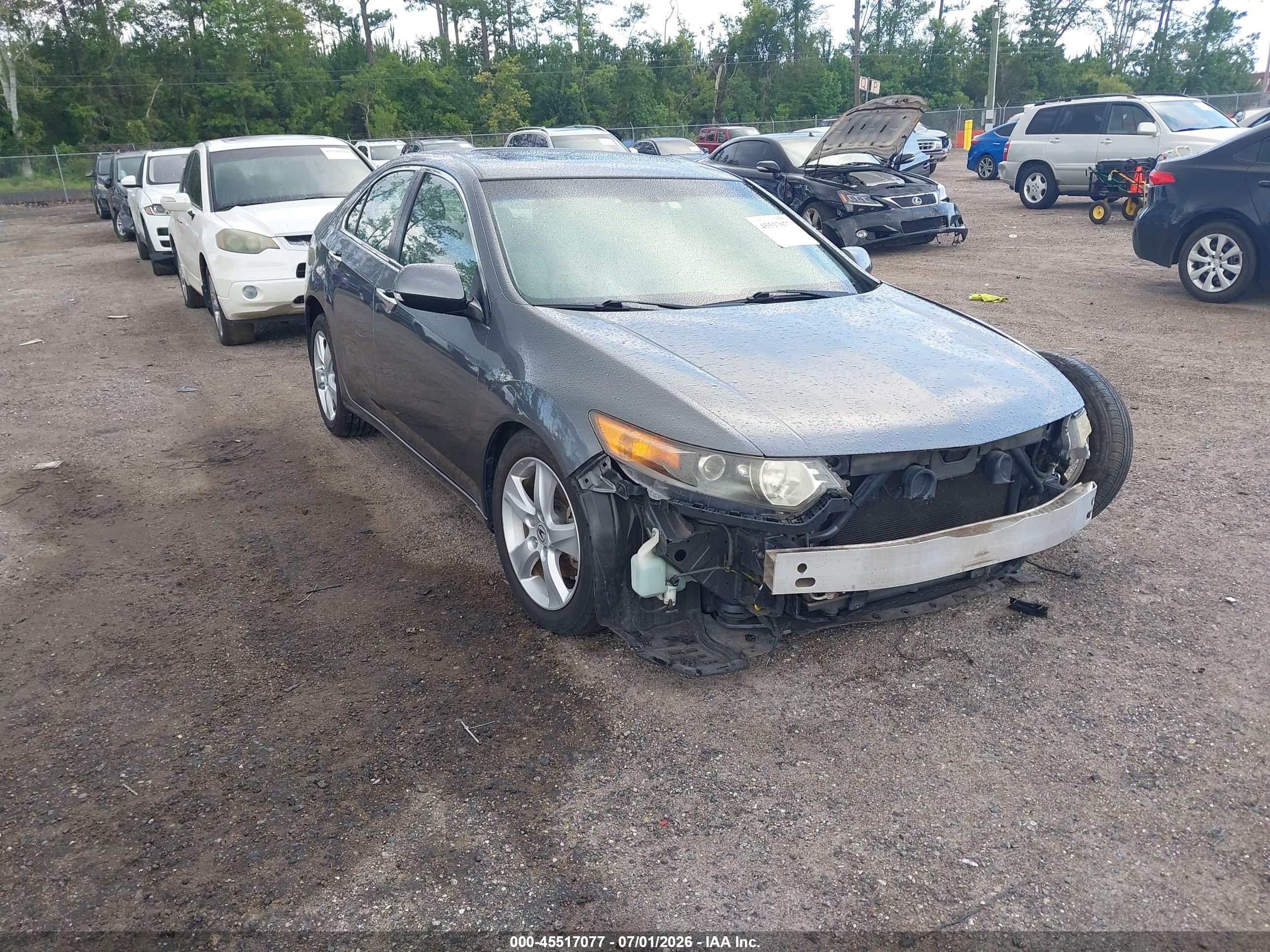 2010 Acura Tsx 2.4 Gray vin: JH4CU2F68AC041435