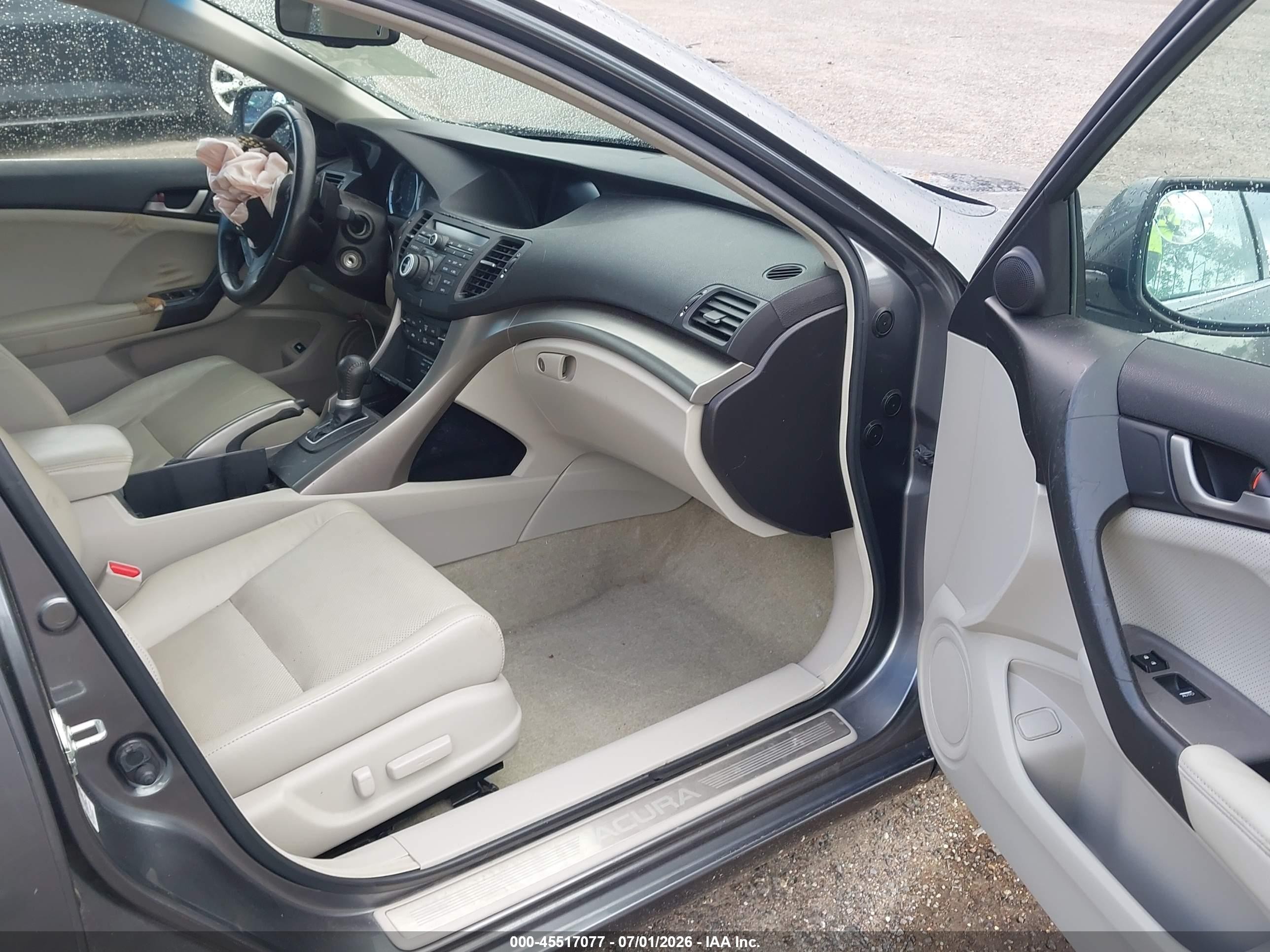 2010 Acura Tsx 2.4 Gray vin: JH4CU2F68AC041435