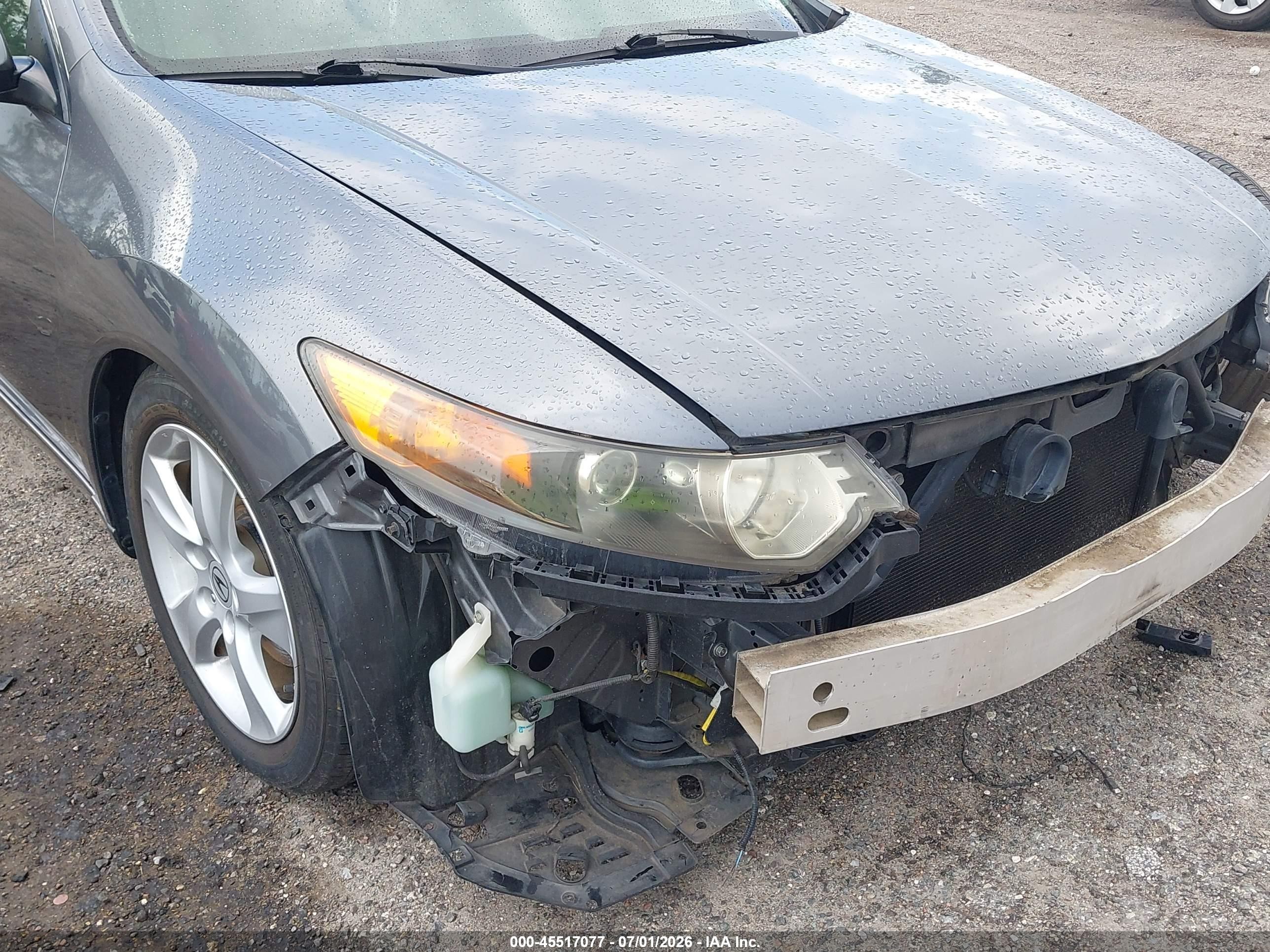2010 Acura Tsx 2.4 Gray vin: JH4CU2F68AC041435