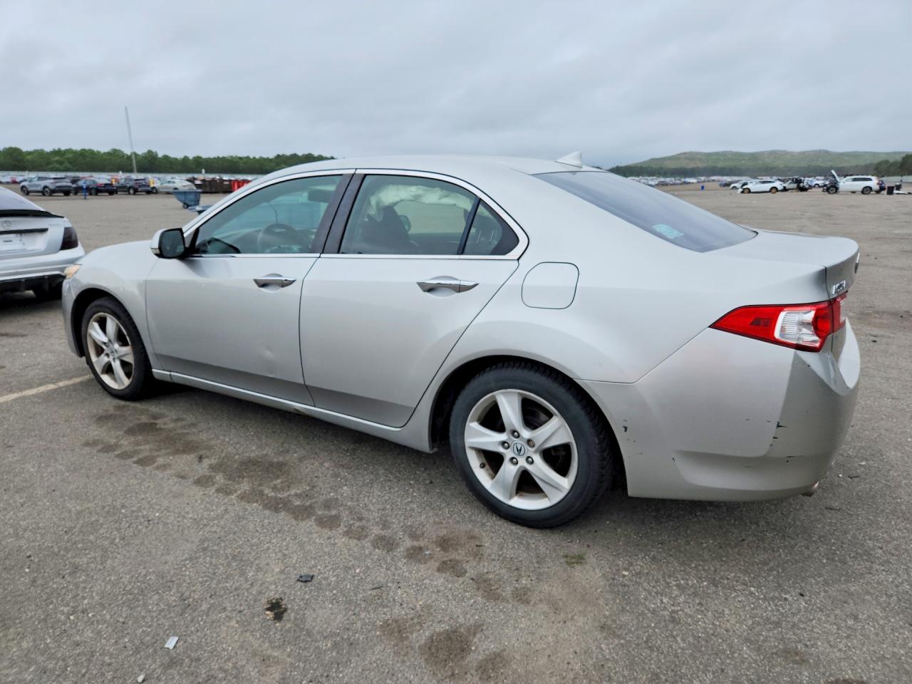 2010 Acura Tsx Silver vin: JH4CU2F68AC043413