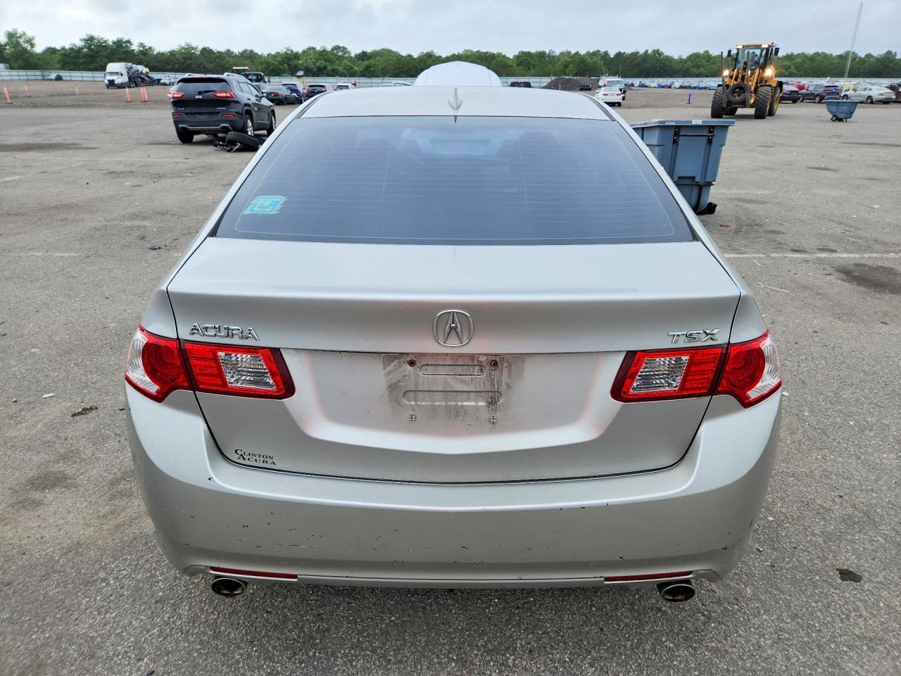2010 Acura Tsx Silver vin: JH4CU2F68AC043413