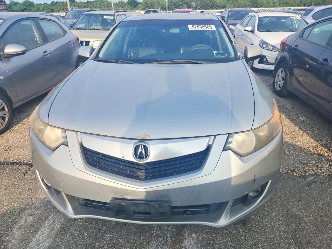 2010 Acura Tsx Silver vin: JH4CU2F68AC043413