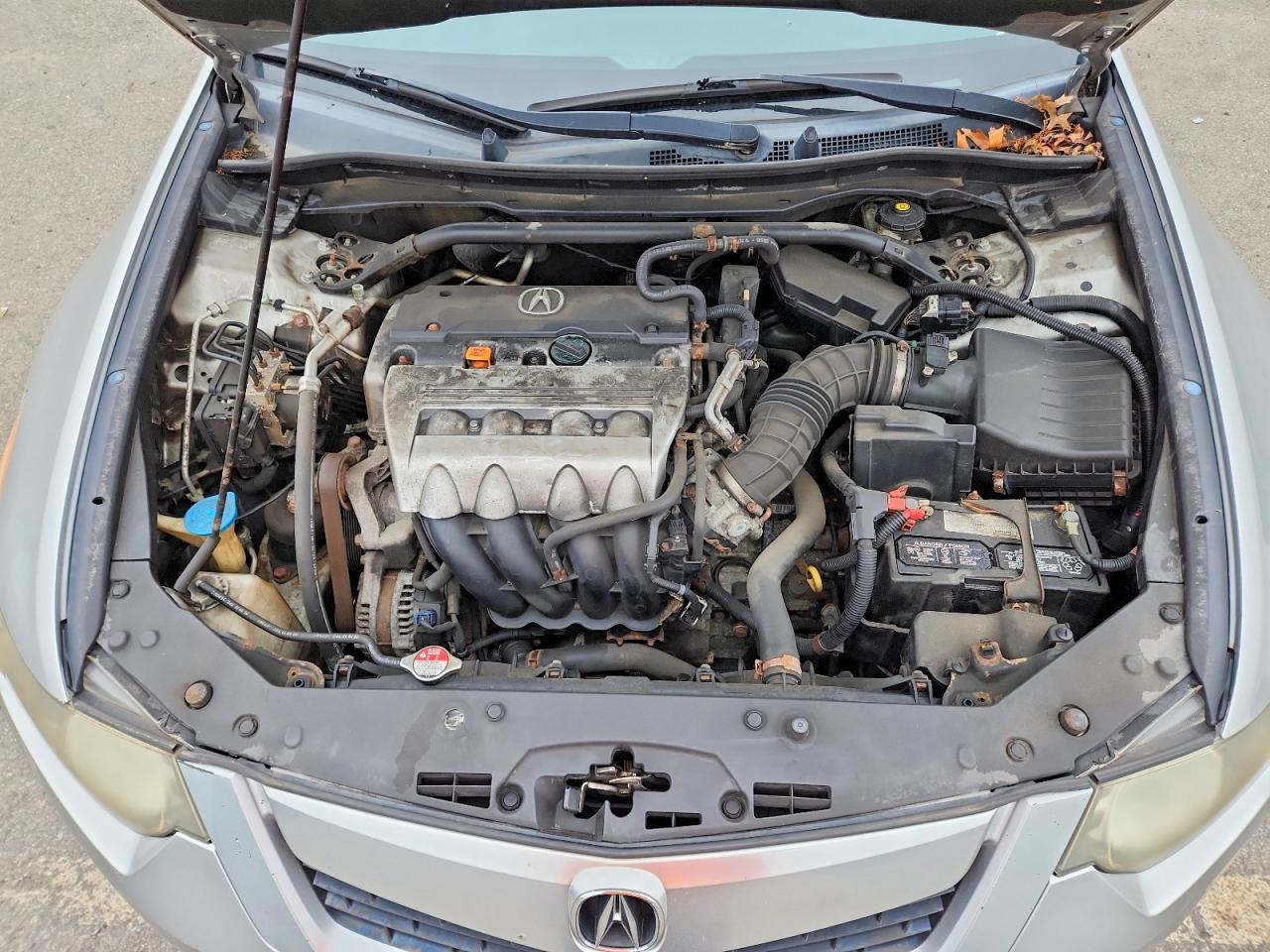 2010 Acura Tsx Silver vin: JH4CU2F68AC043413