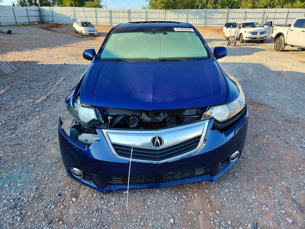 2011 Acura Tsx Blue vin: JH4CU2F68BC003009