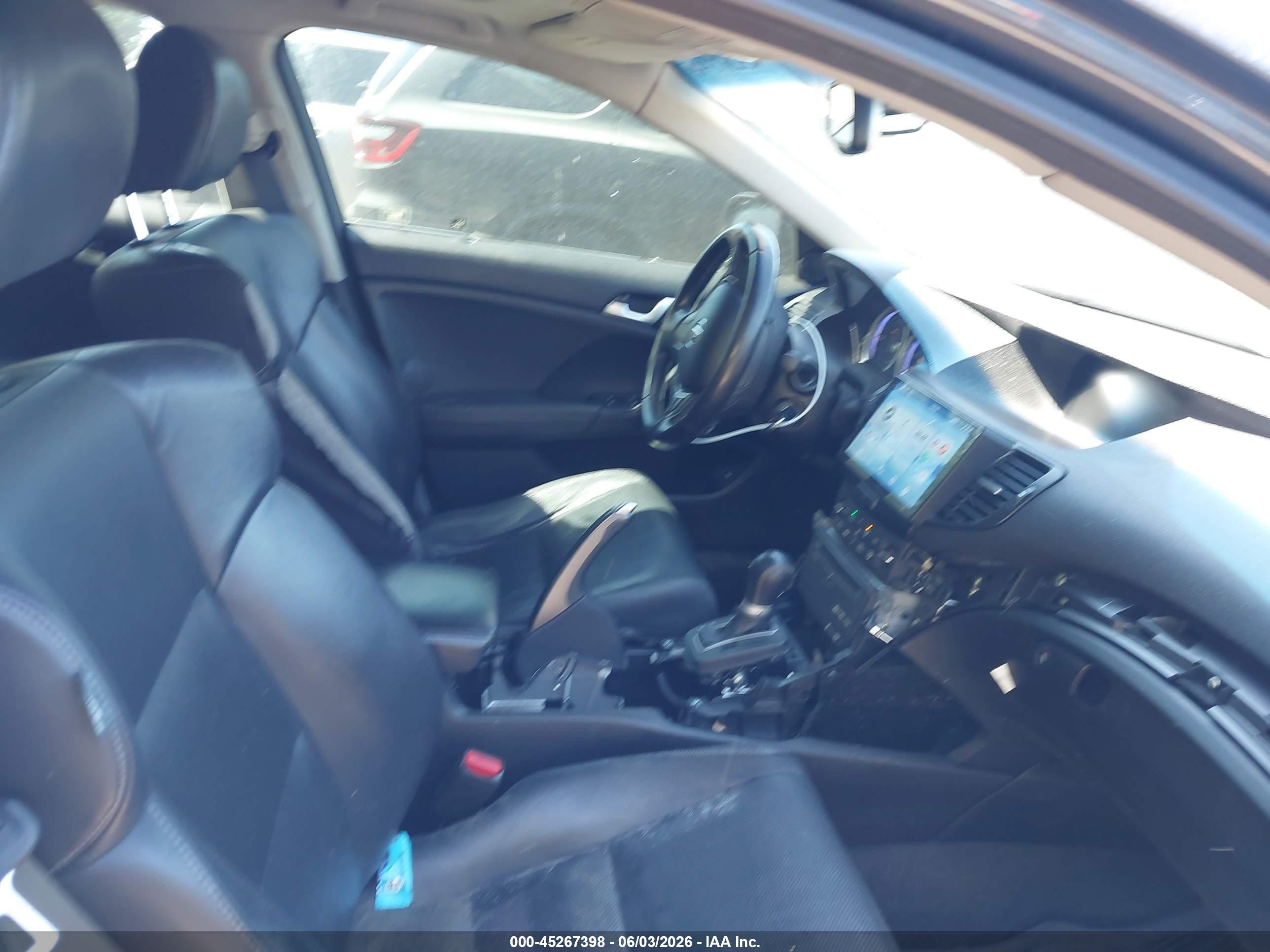 2011 Acura Tsx 2.4 Gray vin: JH4CU2F68BC003043