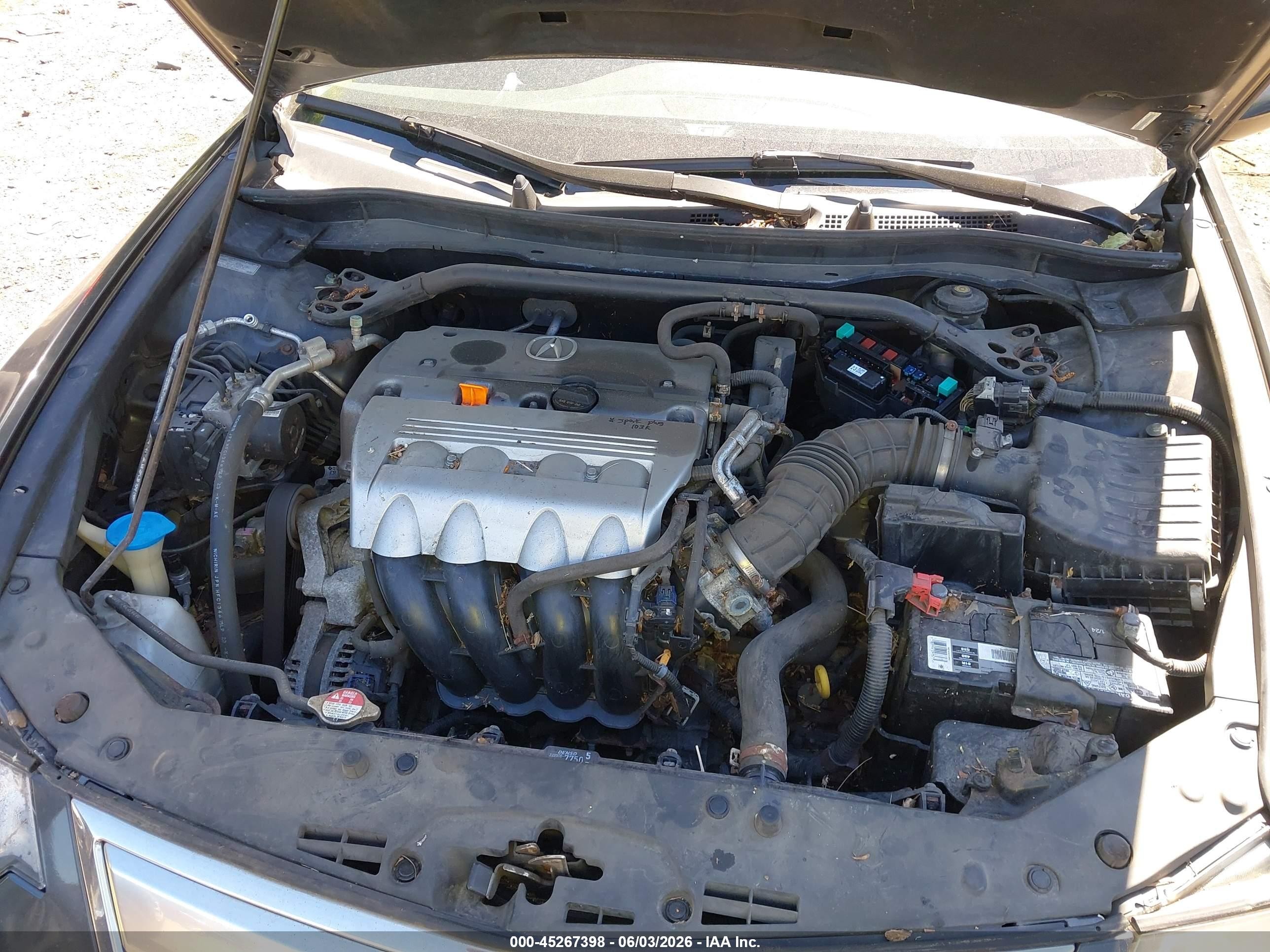 2011 Acura Tsx 2.4 Gray vin: JH4CU2F68BC003043