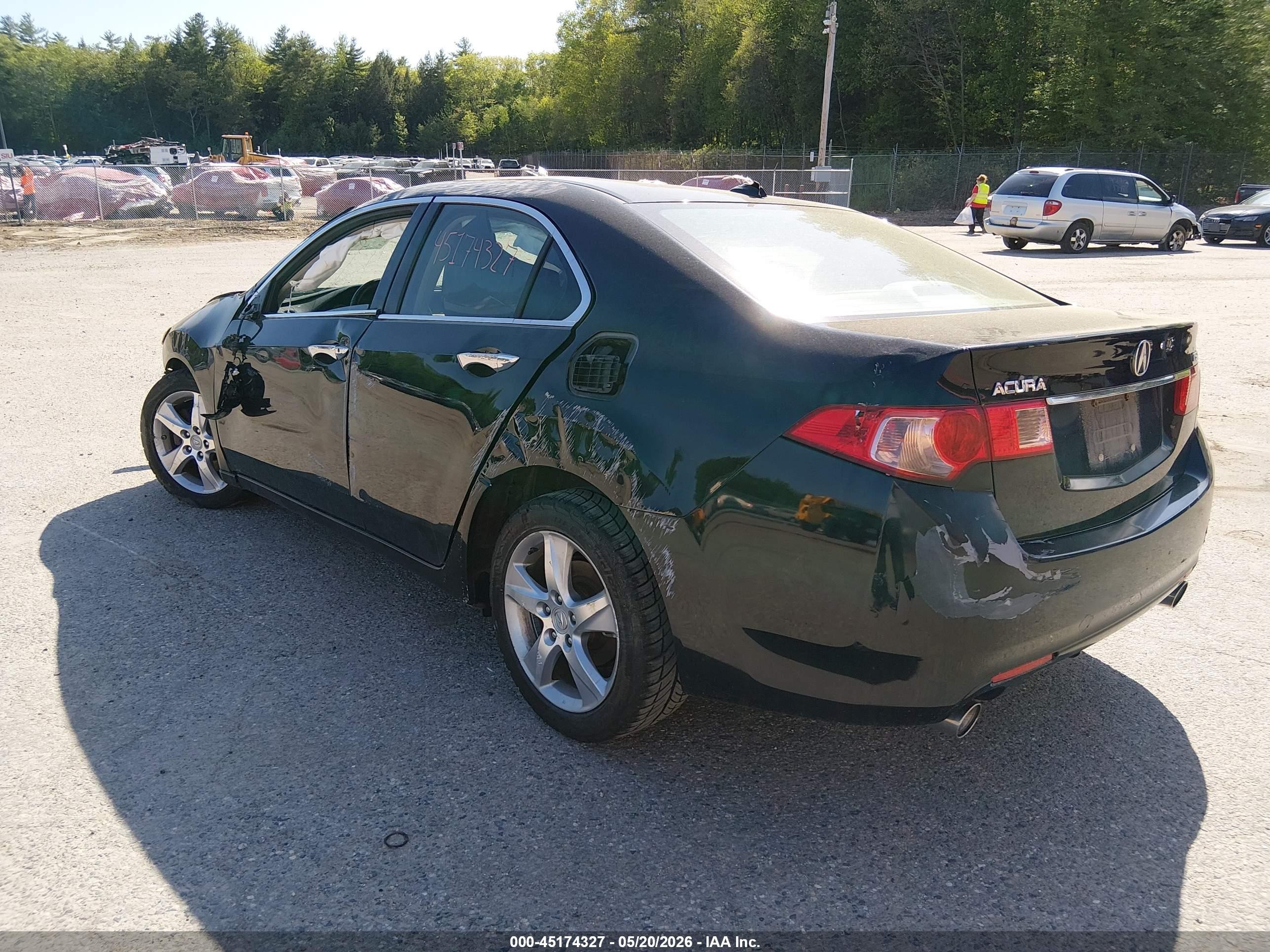 2011 Acura Tsx 2.4 Black vin: JH4CU2F68BC004497
