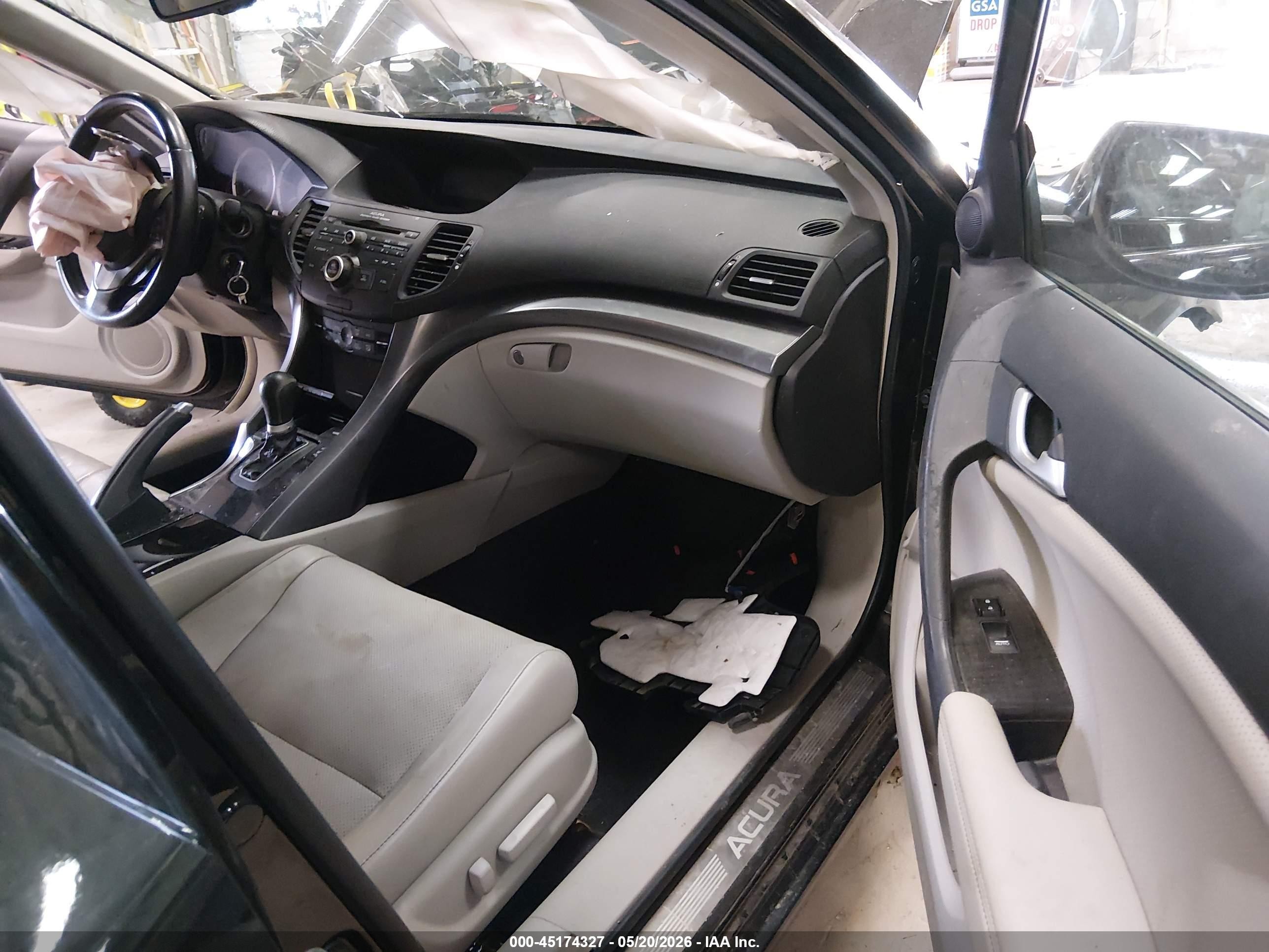 2011 Acura Tsx 2.4 Black vin: JH4CU2F68BC004497