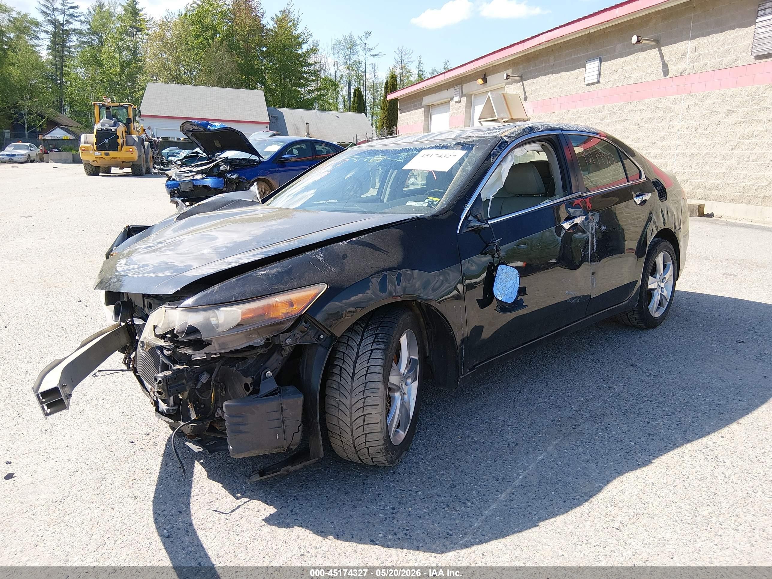 2011 Acura Tsx 2.4 Black vin: JH4CU2F68BC004497
