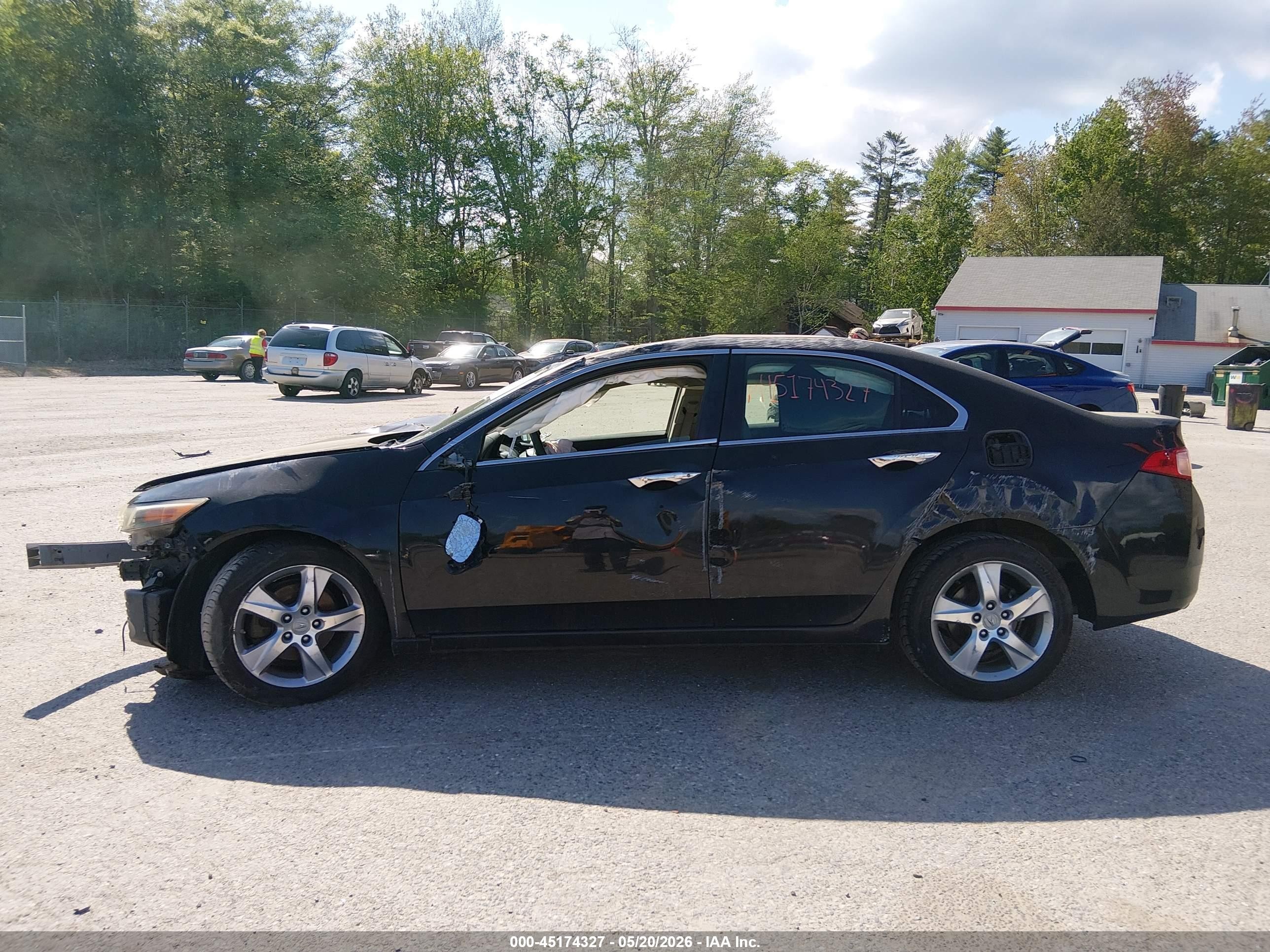 2011 Acura Tsx 2.4 Black vin: JH4CU2F68BC004497