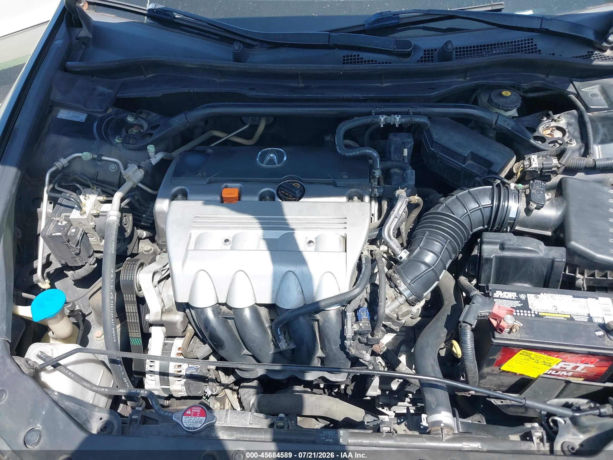 2011 Acura Tsx 2.4 Black vin: JH4CU2F68BC004774