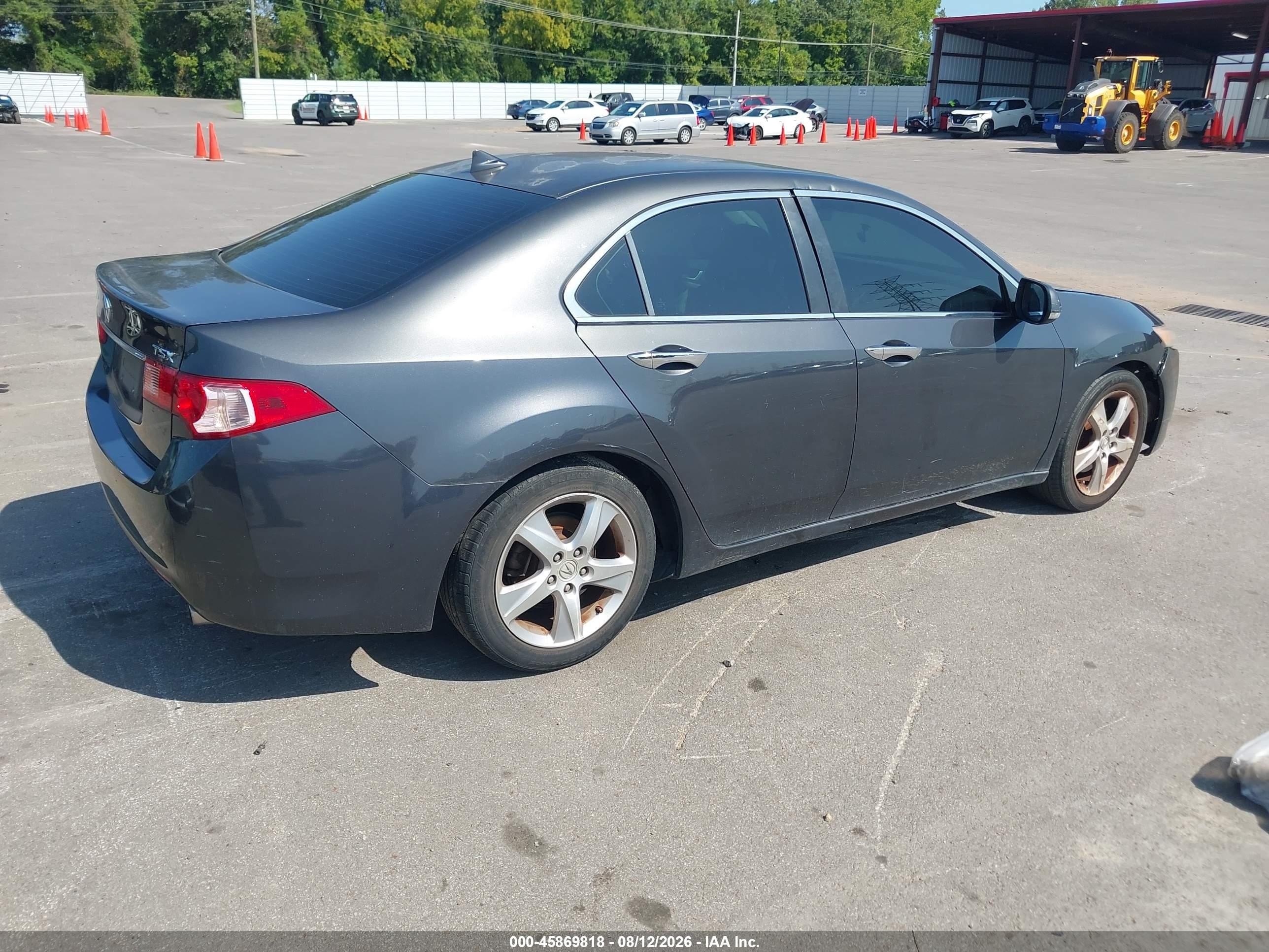 2011 Acura Tsx 2.4 Gray vin: JH4CU2F68BC006718
