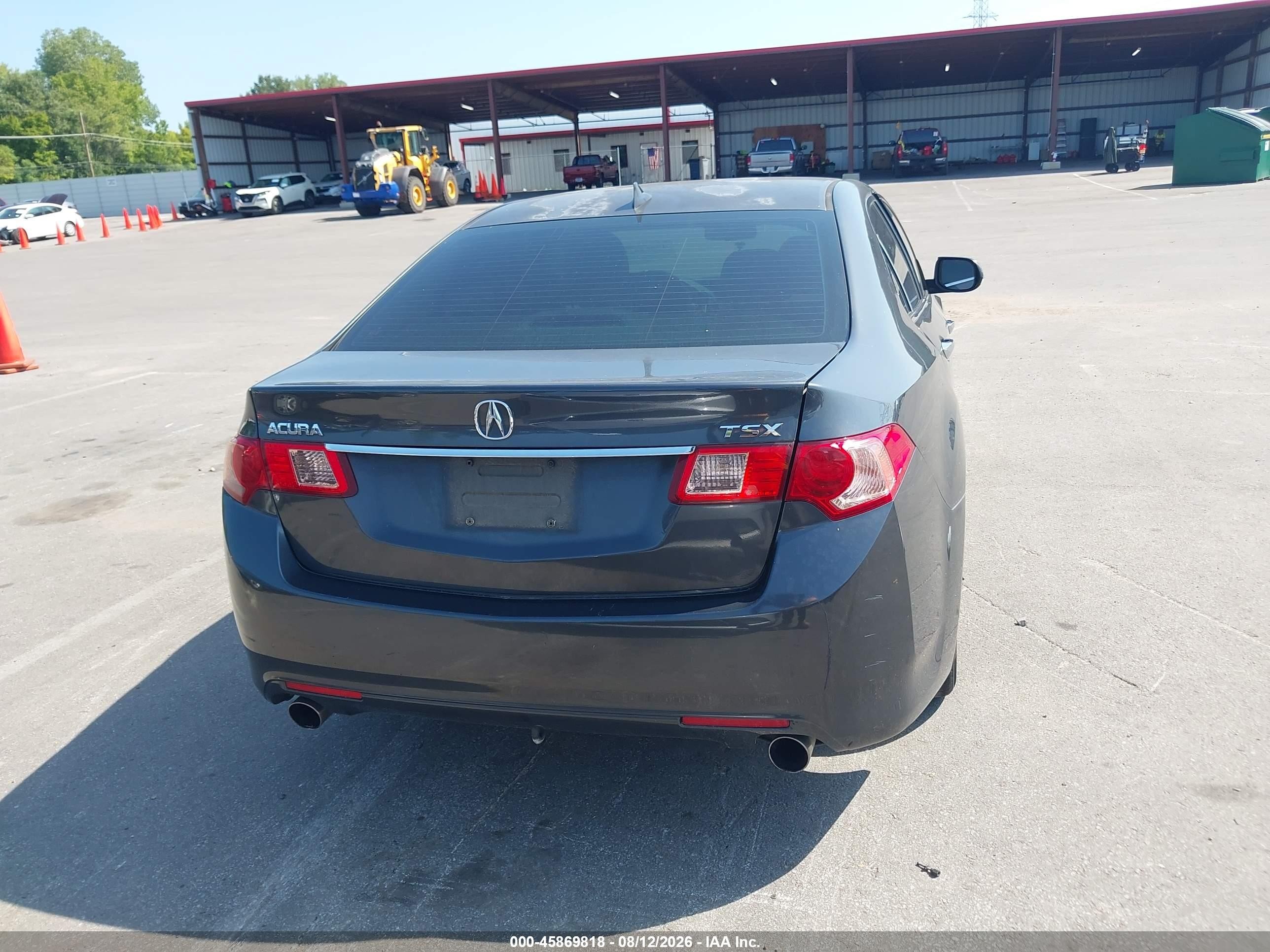 2011 Acura Tsx 2.4 Gray vin: JH4CU2F68BC006718