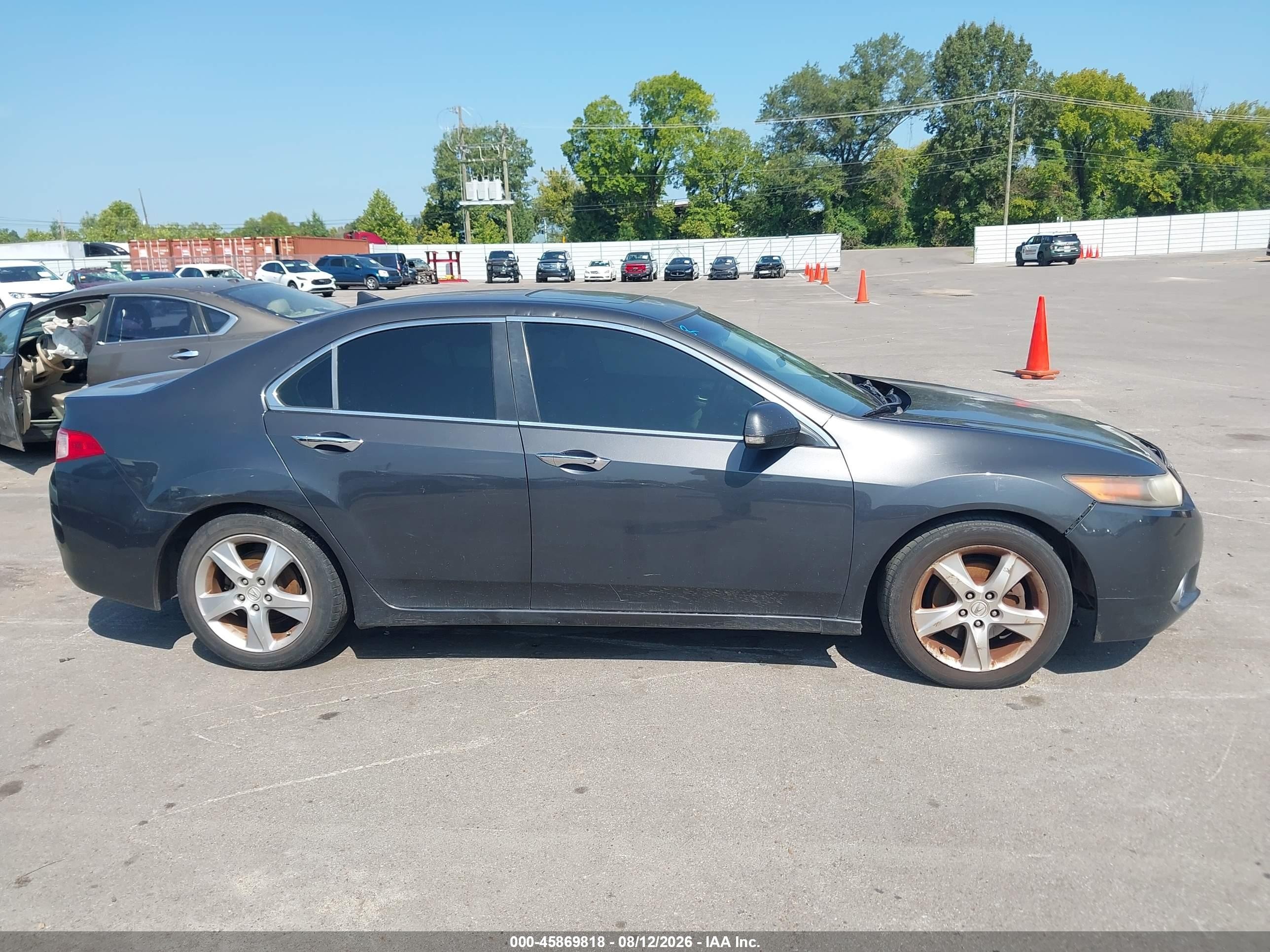2011 Acura Tsx 2.4 Gray vin: JH4CU2F68BC006718