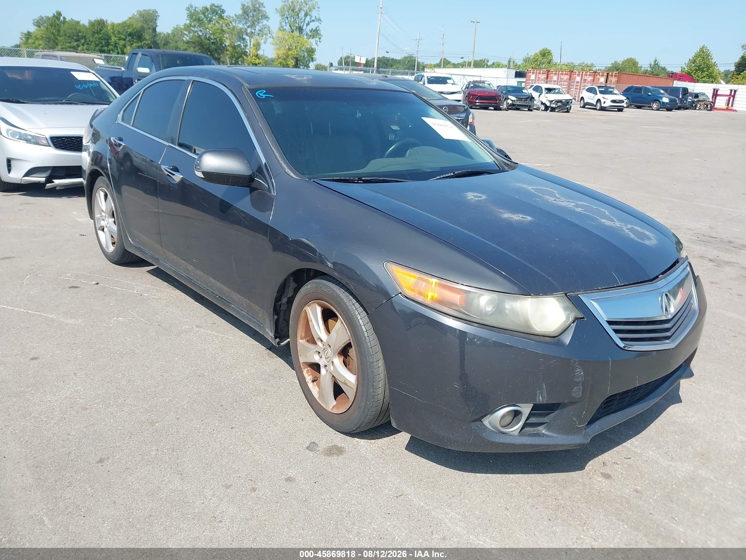 2011 Acura Tsx 2.4 Gray vin: JH4CU2F68BC006718