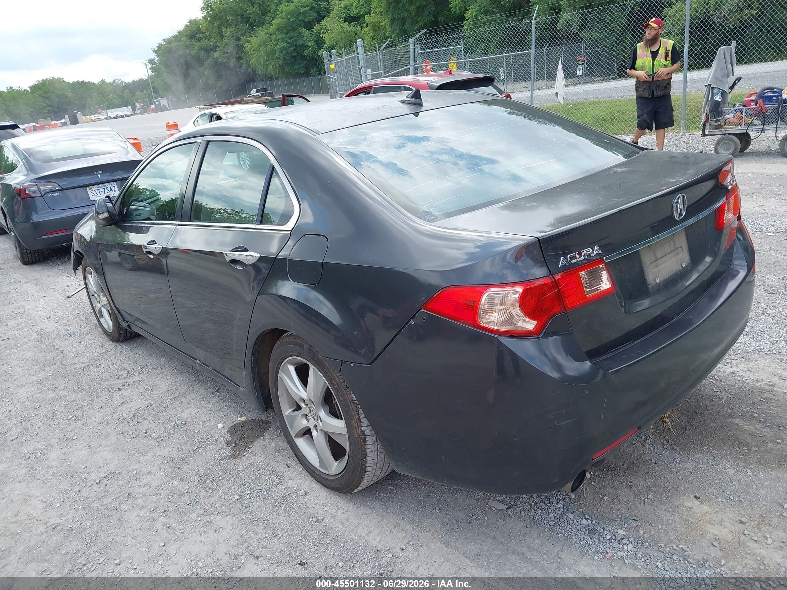 2011 Acura Tsx 2.4 Серый vin: JH4CU2F68BC015712