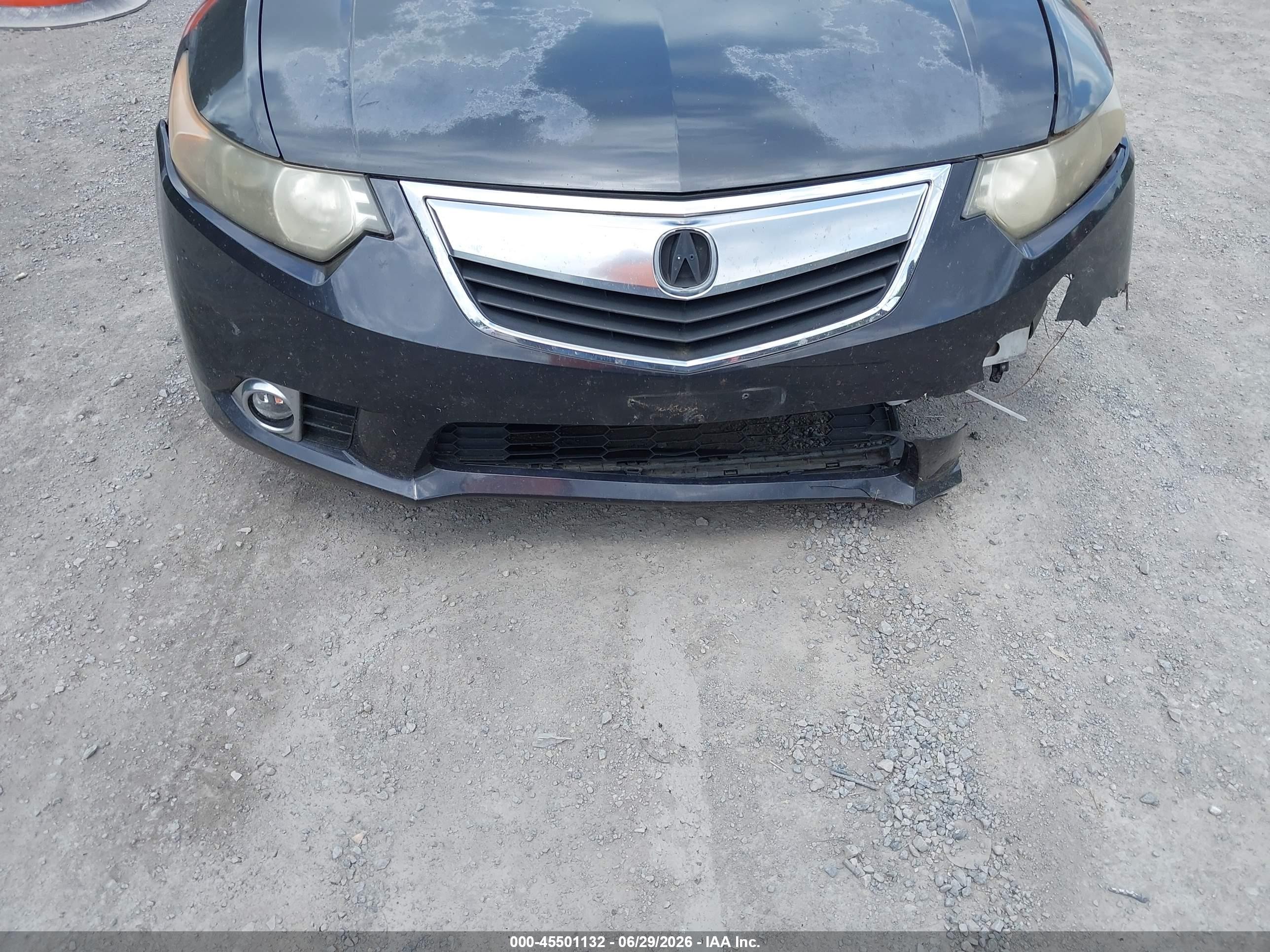 2011 Acura Tsx 2.4 Серый vin: JH4CU2F68BC015712