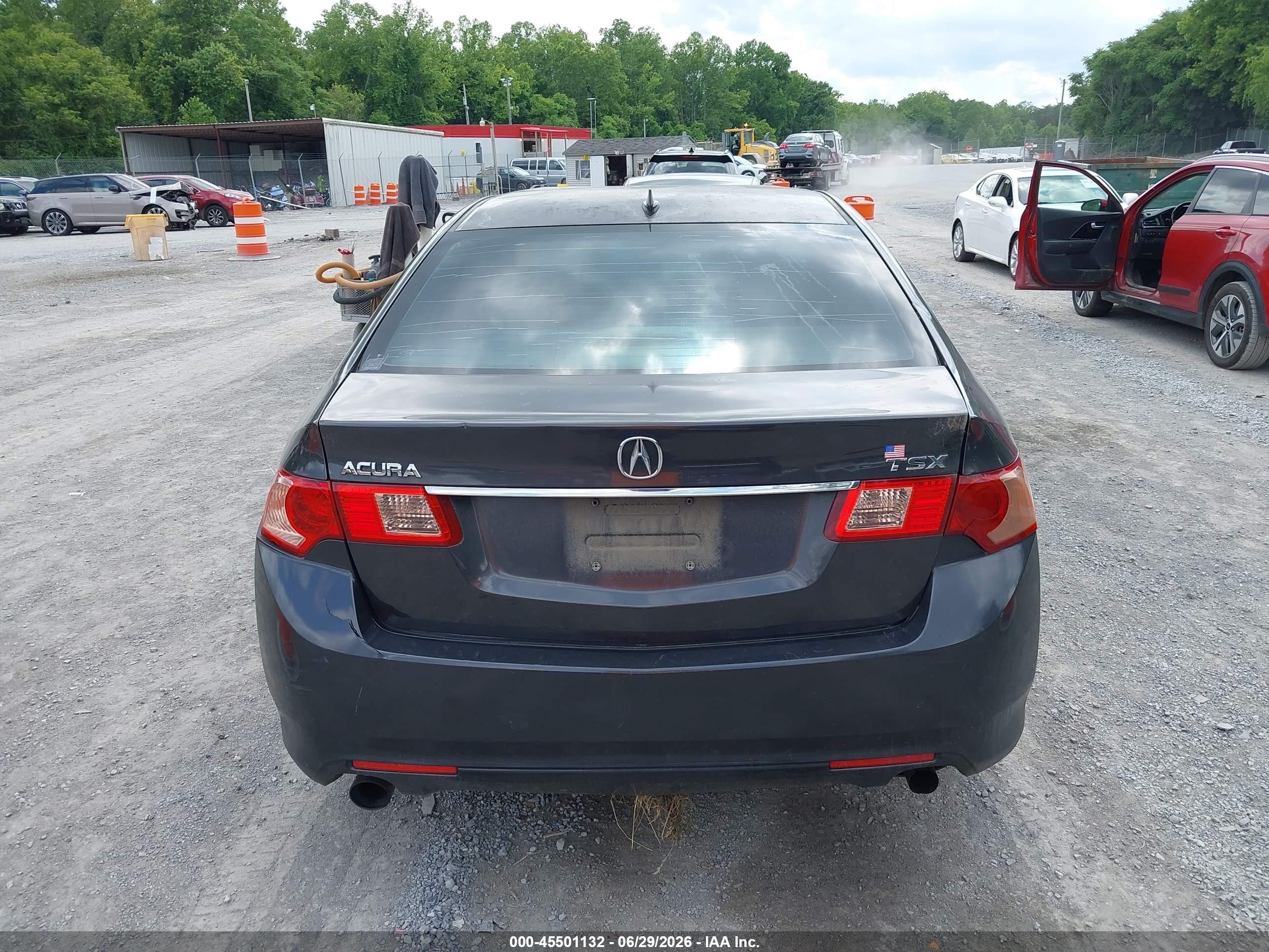2011 Acura Tsx 2.4 Серый vin: JH4CU2F68BC015712