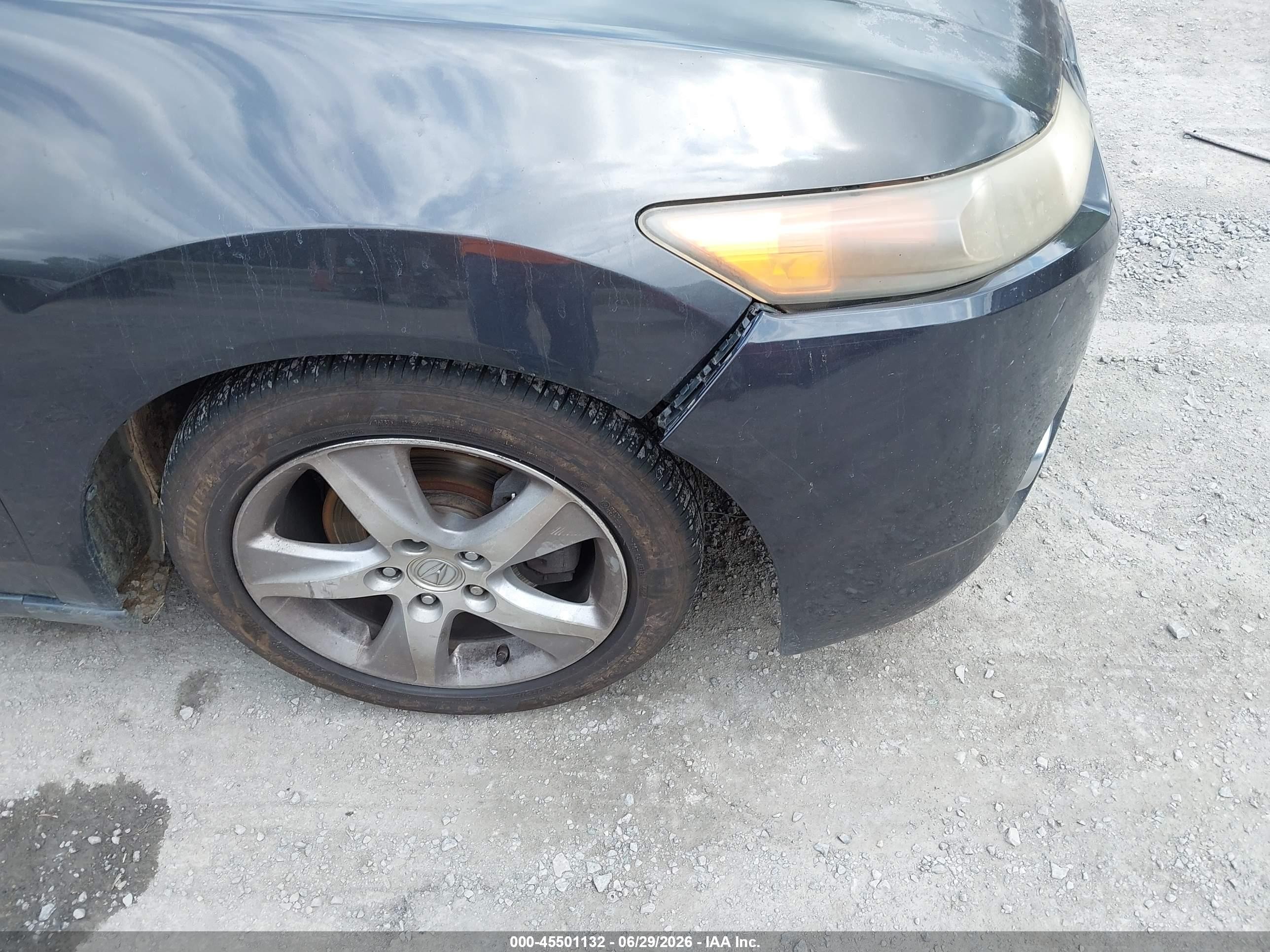 2011 Acura Tsx 2.4 Серый vin: JH4CU2F68BC015712