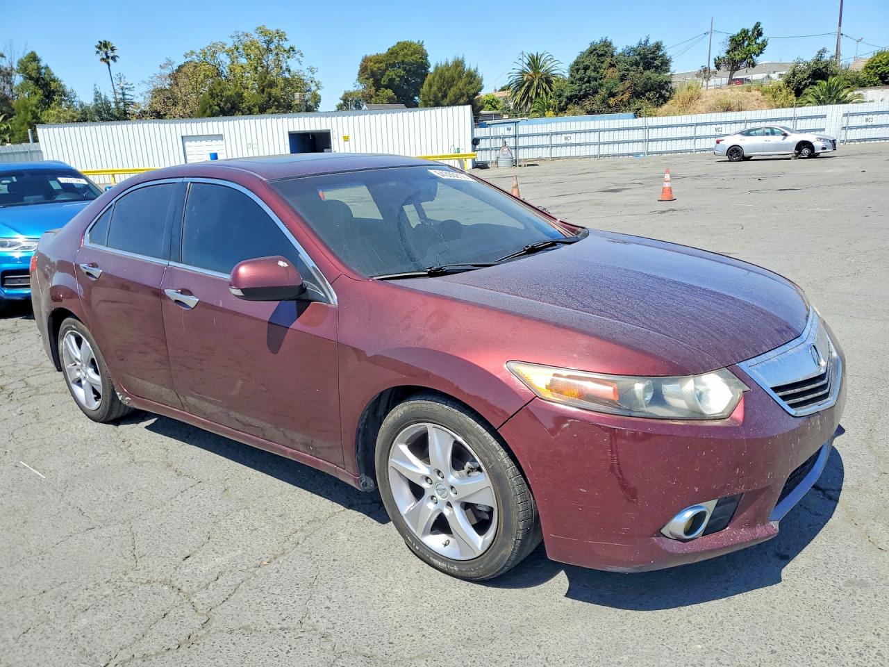 2012 Acura Tsx Tech Burgundy vin: JH4CU2F68CC007160