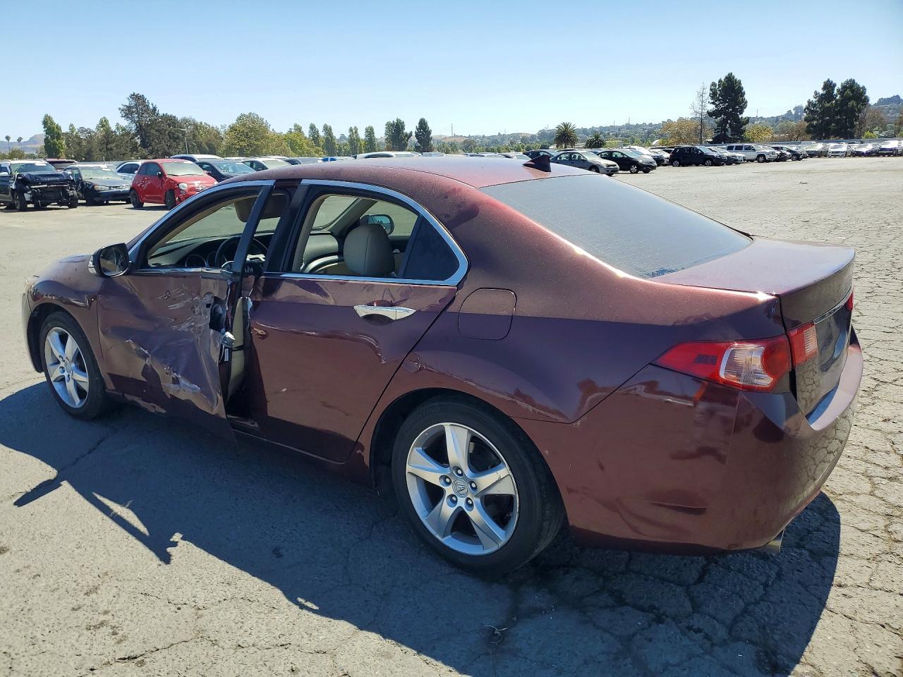 2012 Acura Tsx Tech Burgundy vin: JH4CU2F68CC007160