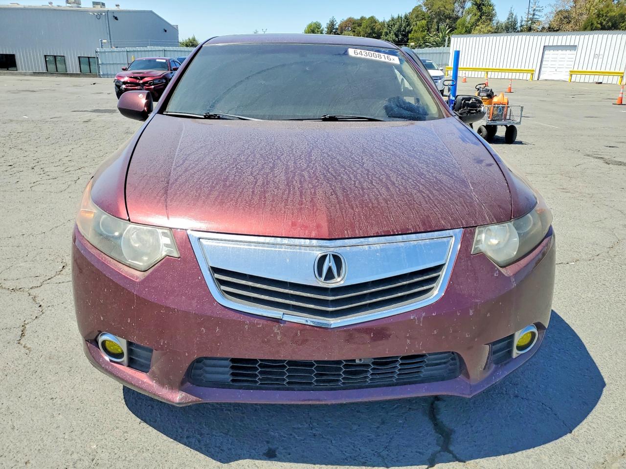 2012 Acura Tsx Tech Burgundy vin: JH4CU2F68CC007160