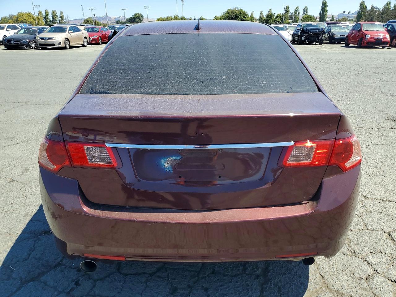 2012 Acura Tsx Tech Burgundy vin: JH4CU2F68CC007160