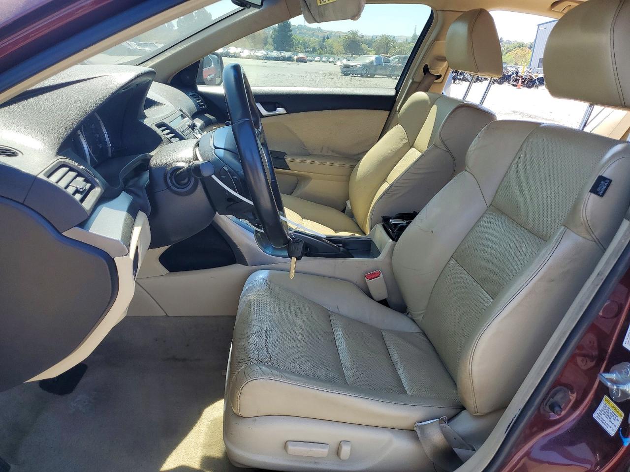 2012 Acura Tsx Tech Burgundy vin: JH4CU2F68CC007160