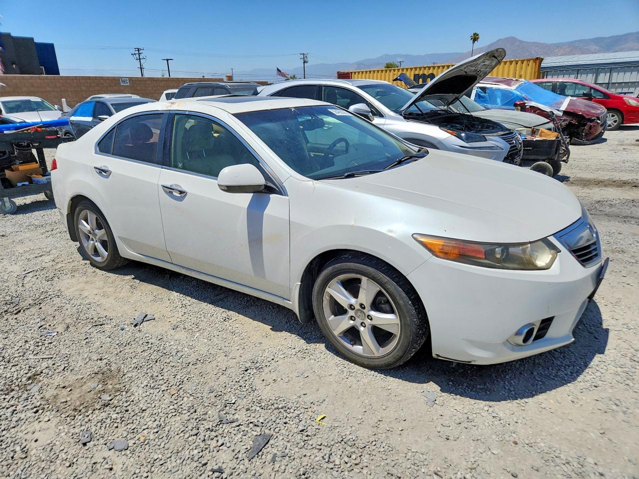 2012 Acura Tsx Tech White vin: JH4CU2F68CC020958