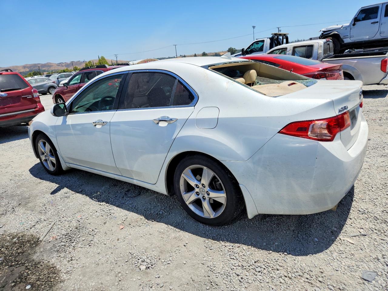 2012 Acura Tsx Tech White vin: JH4CU2F68CC020958
