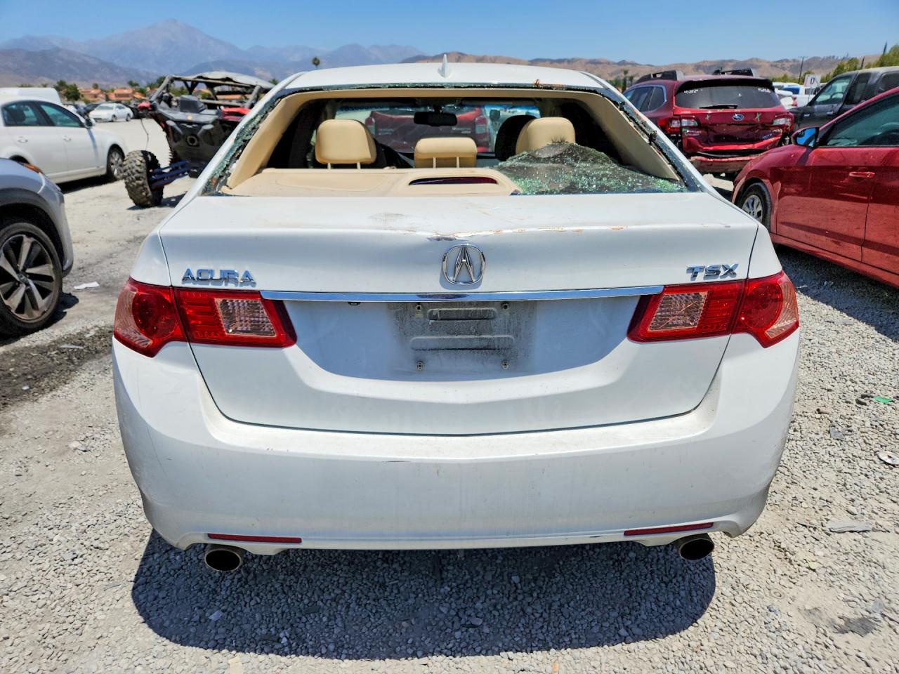 2012 Acura Tsx Tech White vin: JH4CU2F68CC020958